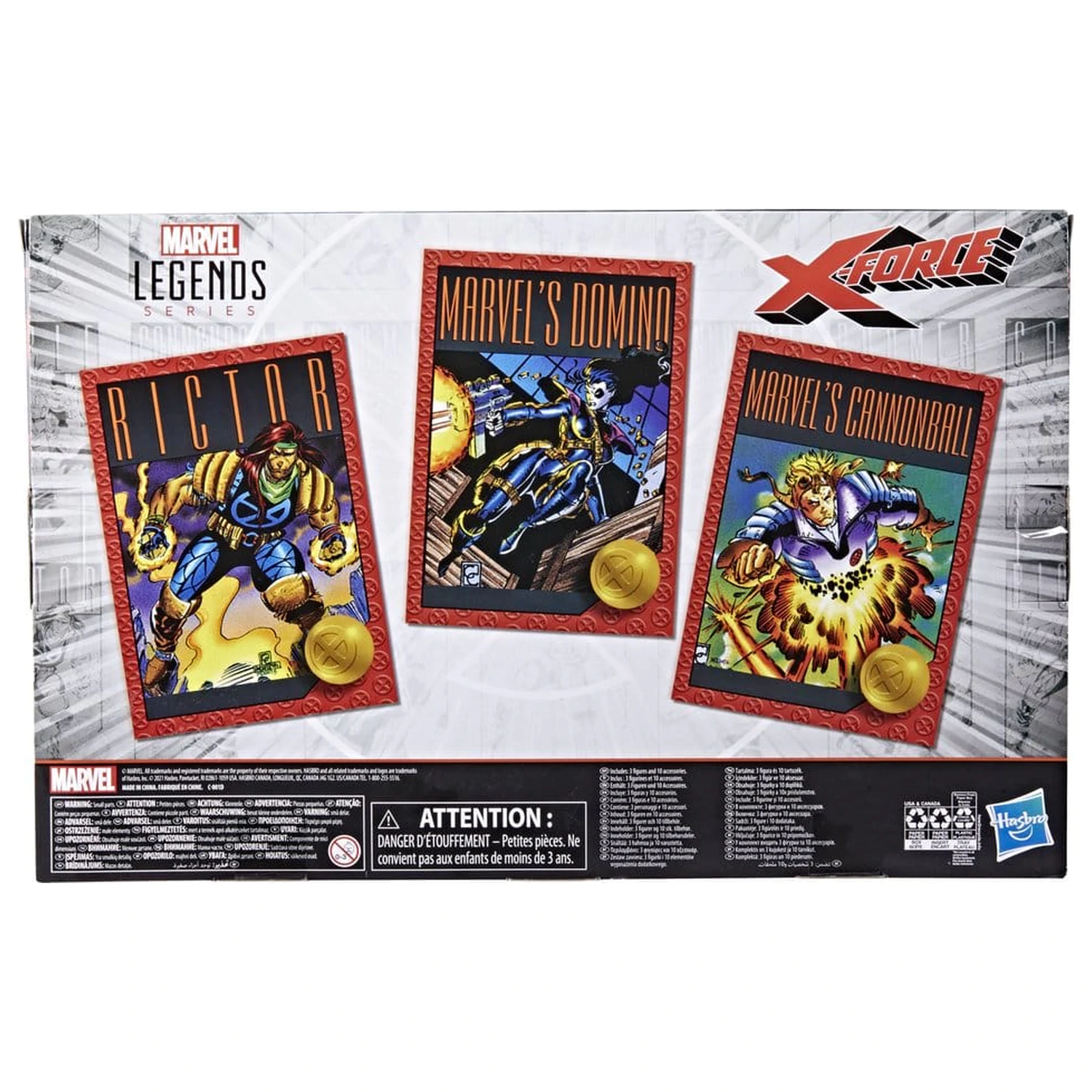 Marvel Legends akcijska figura 3-paket X-Force 15 cm fotografija izdelka