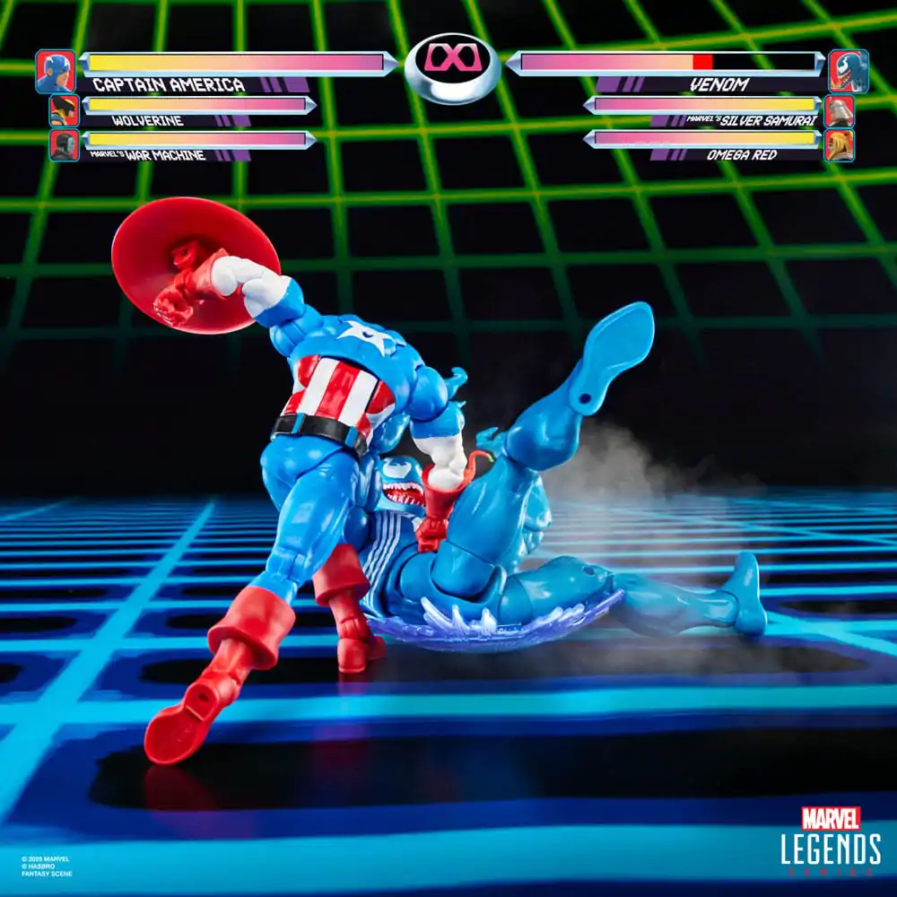 Marvel Legends Gamerverse akcijska figura, set dveh figuric Captain America proti Venom 15 cm fotografija izdelka