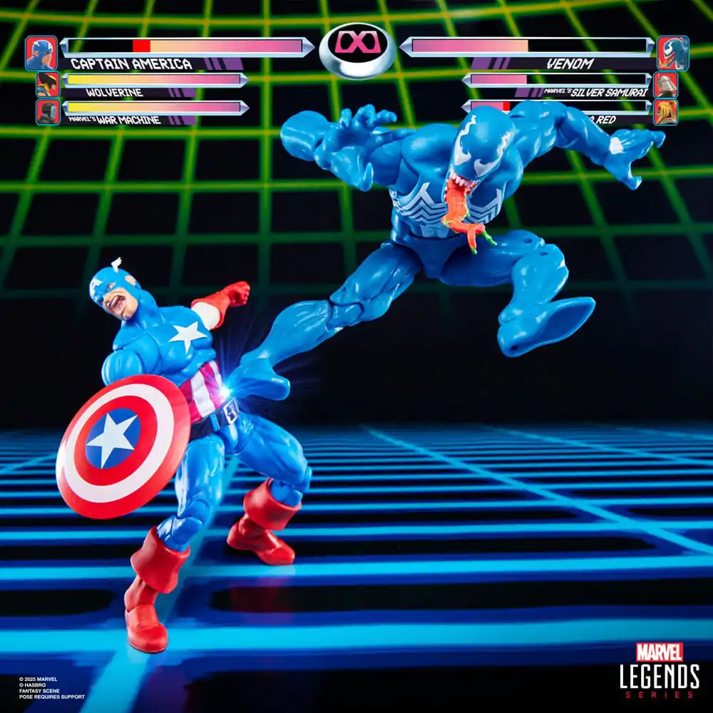 Marvel Legends Gamerverse akcijska figura, set dveh figuric Captain America proti Venom 15 cm fotografija izdelka