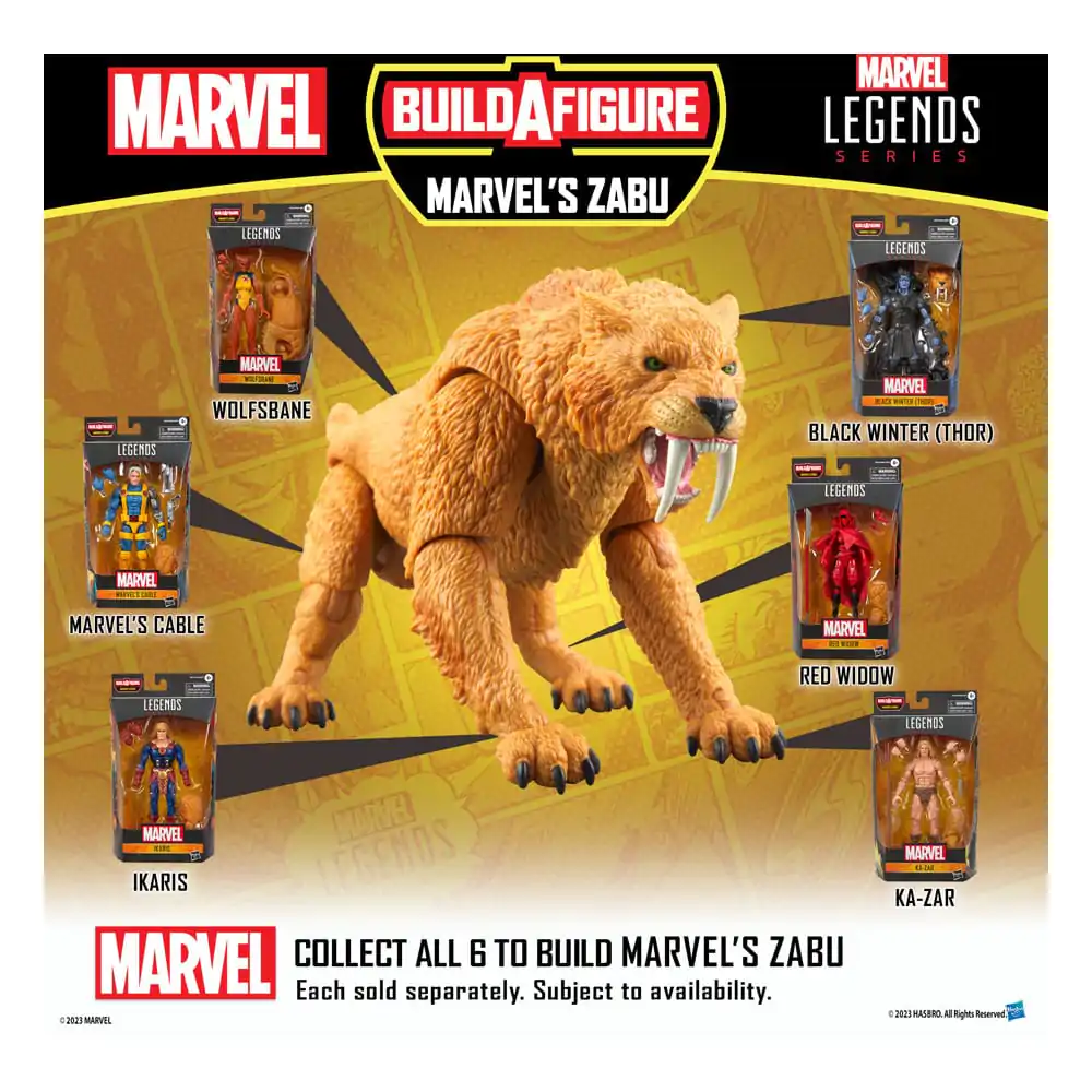 Marvel Legends Akcijska figura Ikaris (BAF: Marvel's Zabu) 15 cm fotografija izdelka