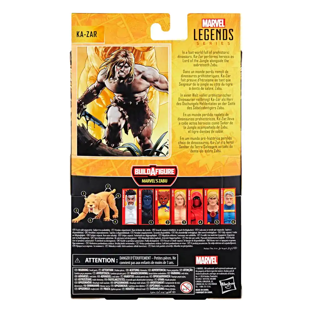 Akcijska figura Marvel Legends Ka-Zar (BAF: Marvel's Zabu) 15 cm fotografija izdelka