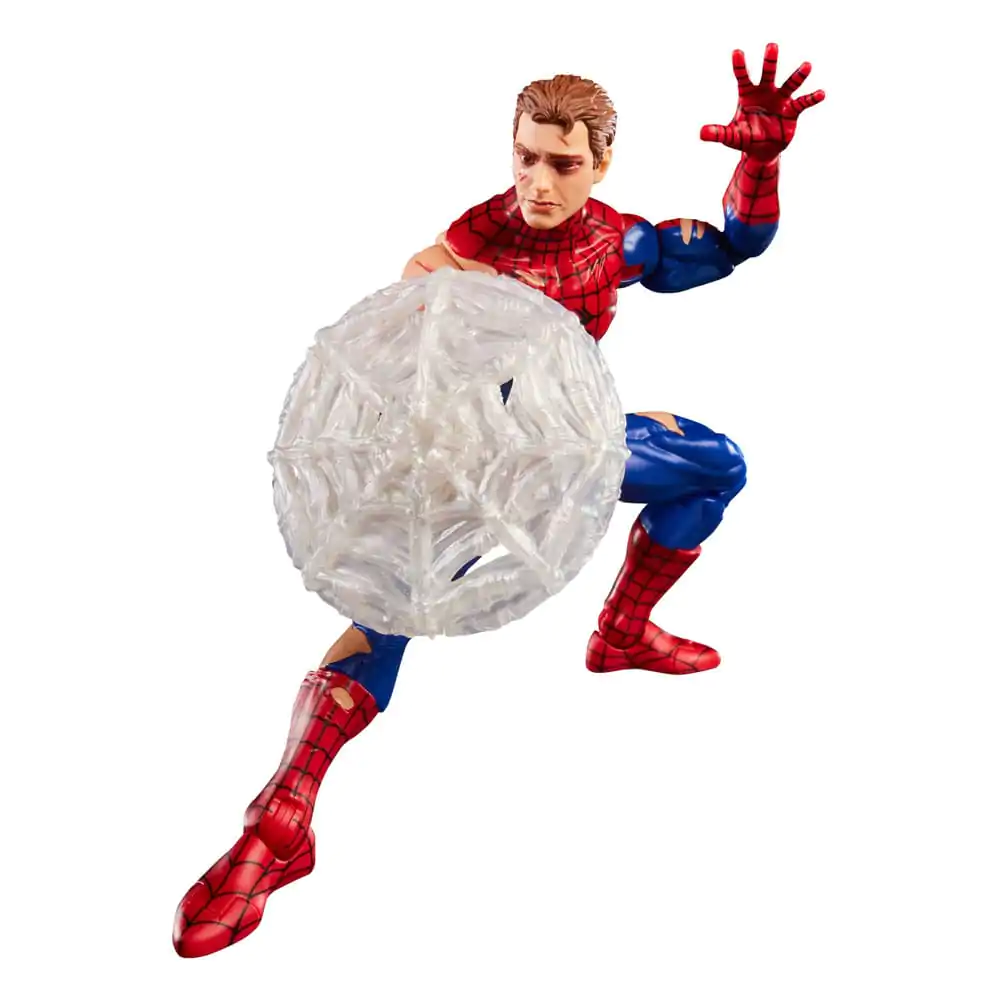 Marvel Legends Magic: The Gathering akcijska figura Battle-Damaged Spider-Man (plus ekskluzivna folijska kartica) 15 cm fotografija izdelka