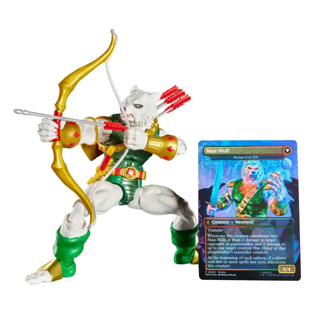 Marvel Legends Magic: The Gathering akcijska figura Man-Wolf (plus Exclusive Foil Card) 15 cm fotografija izdelka