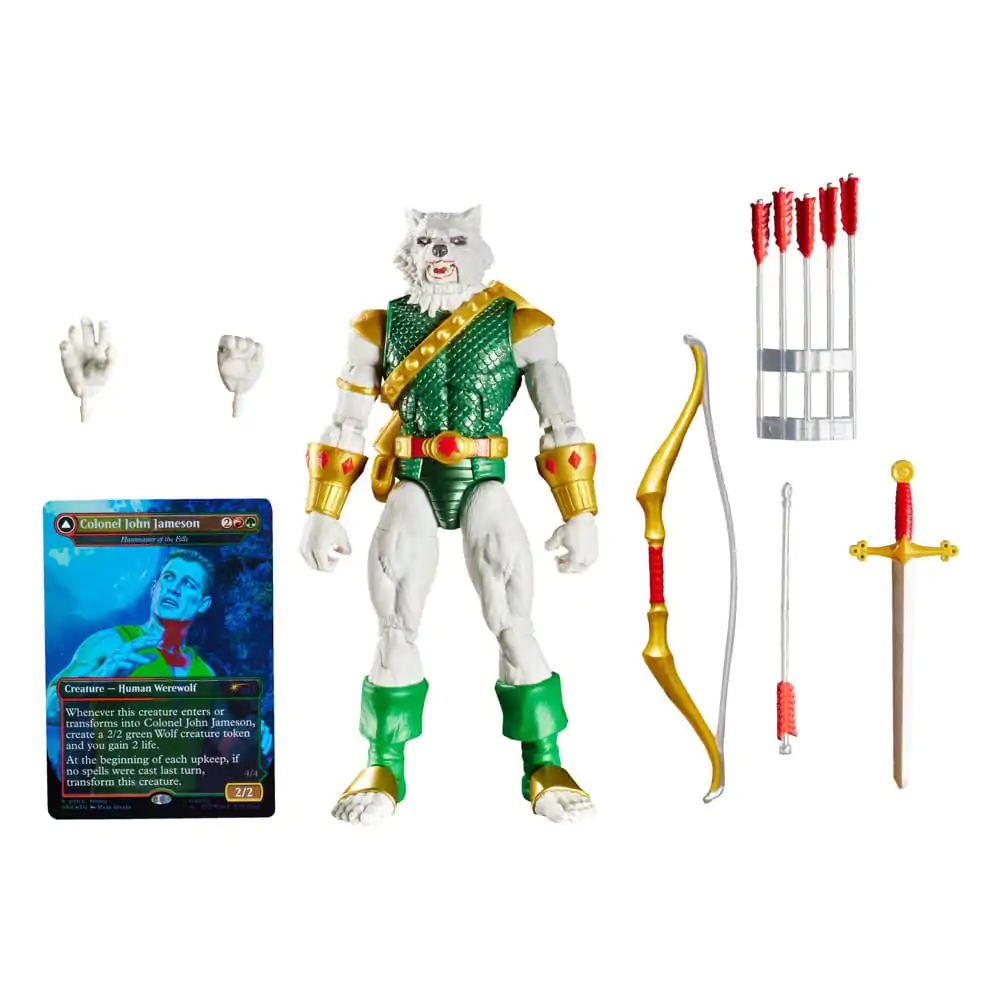 Marvel Legends Magic: The Gathering akcijska figura Man-Wolf (plus Exclusive Foil Card) 15 cm fotografija izdelka