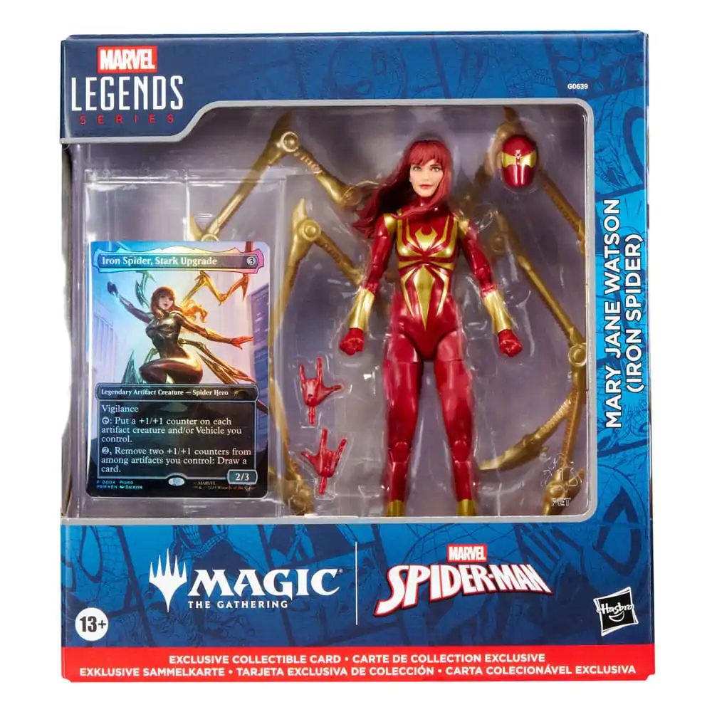 Marvel Legends Magic: The Gathering akcijska figura Mary Jane Watson (Iron Spider) (plus ekskluzivna folijska karta) 15 cm fotografija izdelka