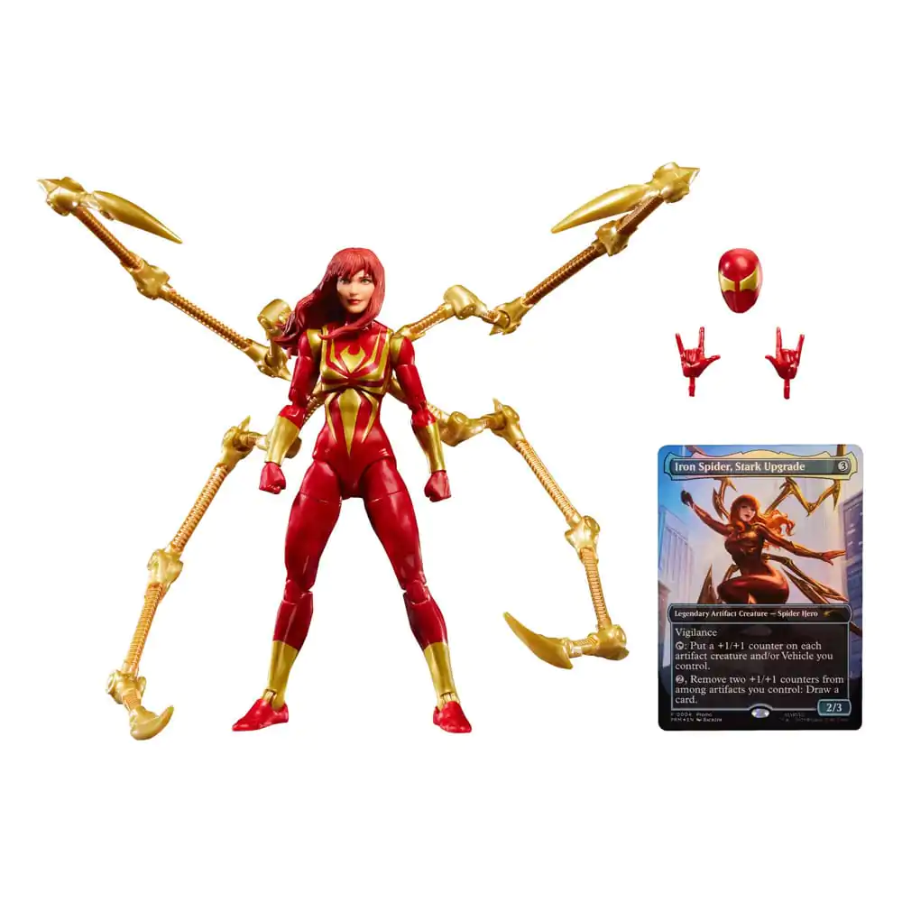 Marvel Legends Magic: The Gathering akcijska figura Mary Jane Watson (Iron Spider) (plus ekskluzivna folijska karta) 15 cm fotografija izdelka