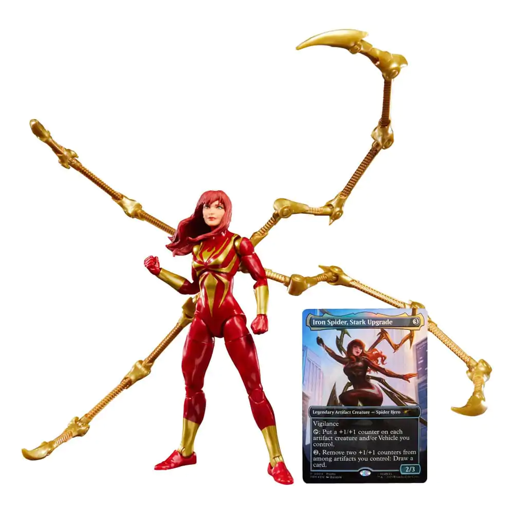 Marvel Legends Magic: The Gathering akcijska figura Mary Jane Watson (Iron Spider) (plus ekskluzivna folijska karta) 15 cm fotografija izdelka