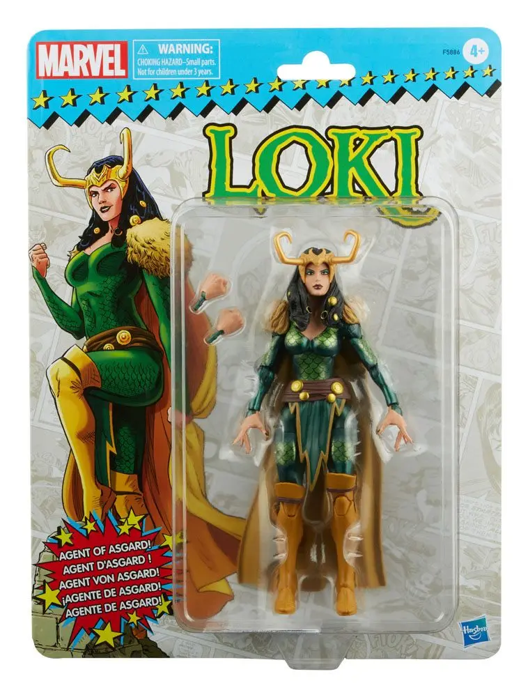 Marvel Legends Retro Collection Series akcijska figura 2022 Loki - Agent of Asgard 10 cm fotografija izdelka