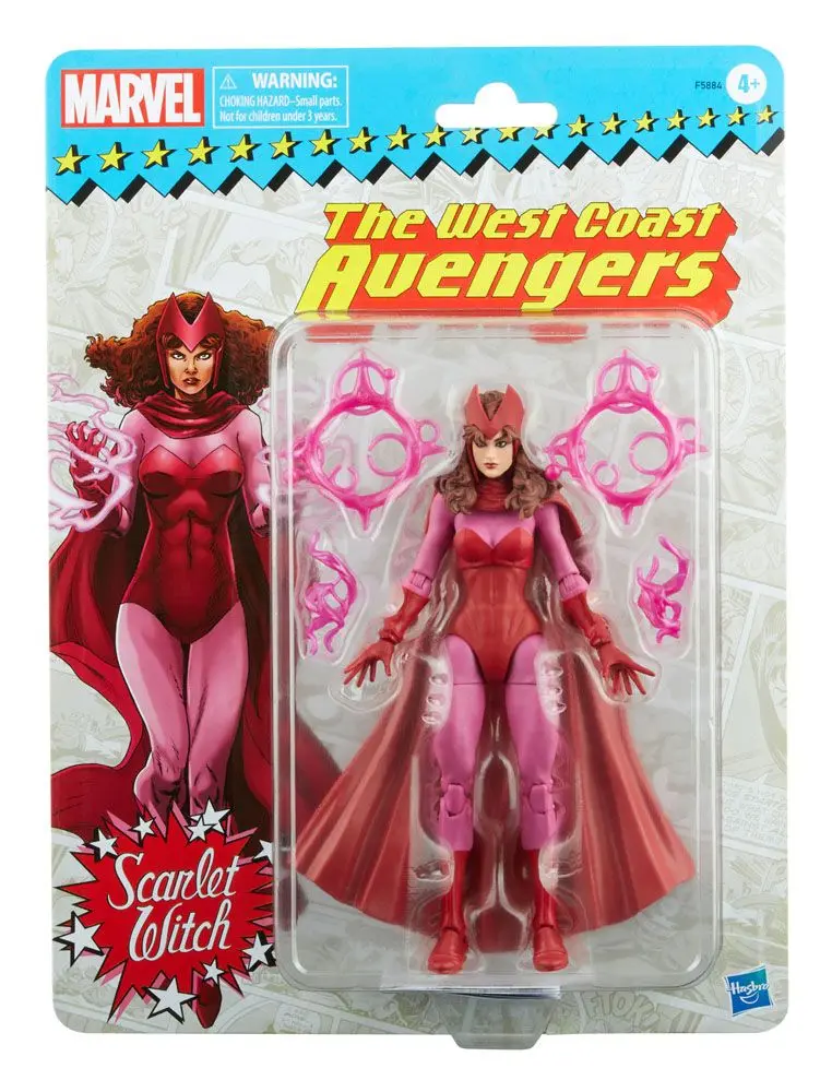 Marvel Legends Retro Collection Series Akcijska figura 2022 Scarlet Witch (West Coast Avengers) 15 cm fotografija izdelka