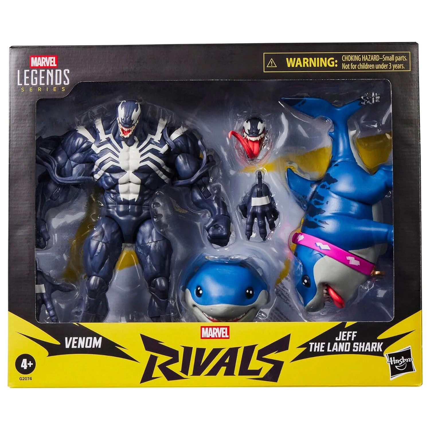 Marvel Legends Rivals Venom & Jeff the Land Shark figura 15 cm fotografija izdelka