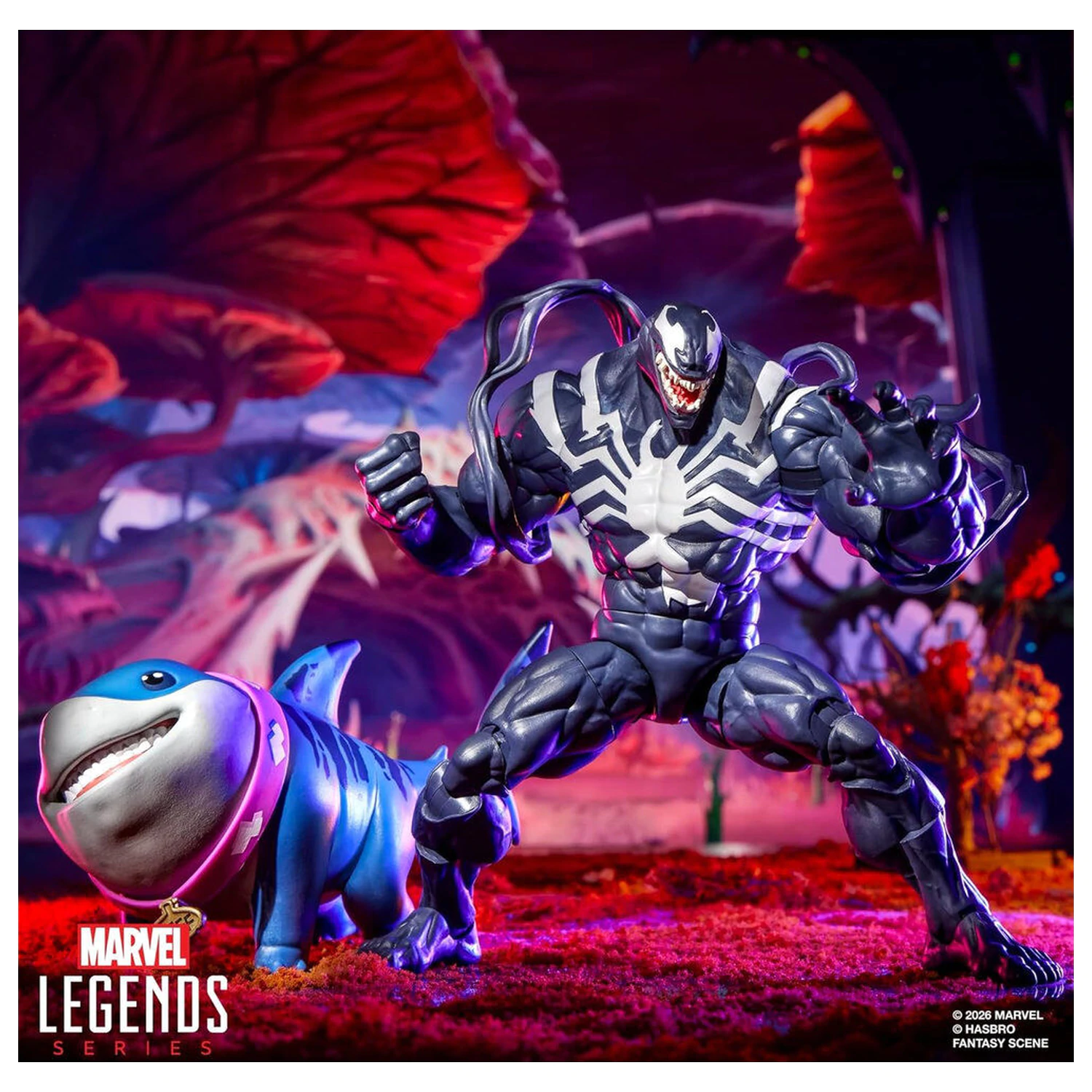 Marvel Legends Rivals Venom & Jeff the Land Shark figura 15 cm fotografija izdelka