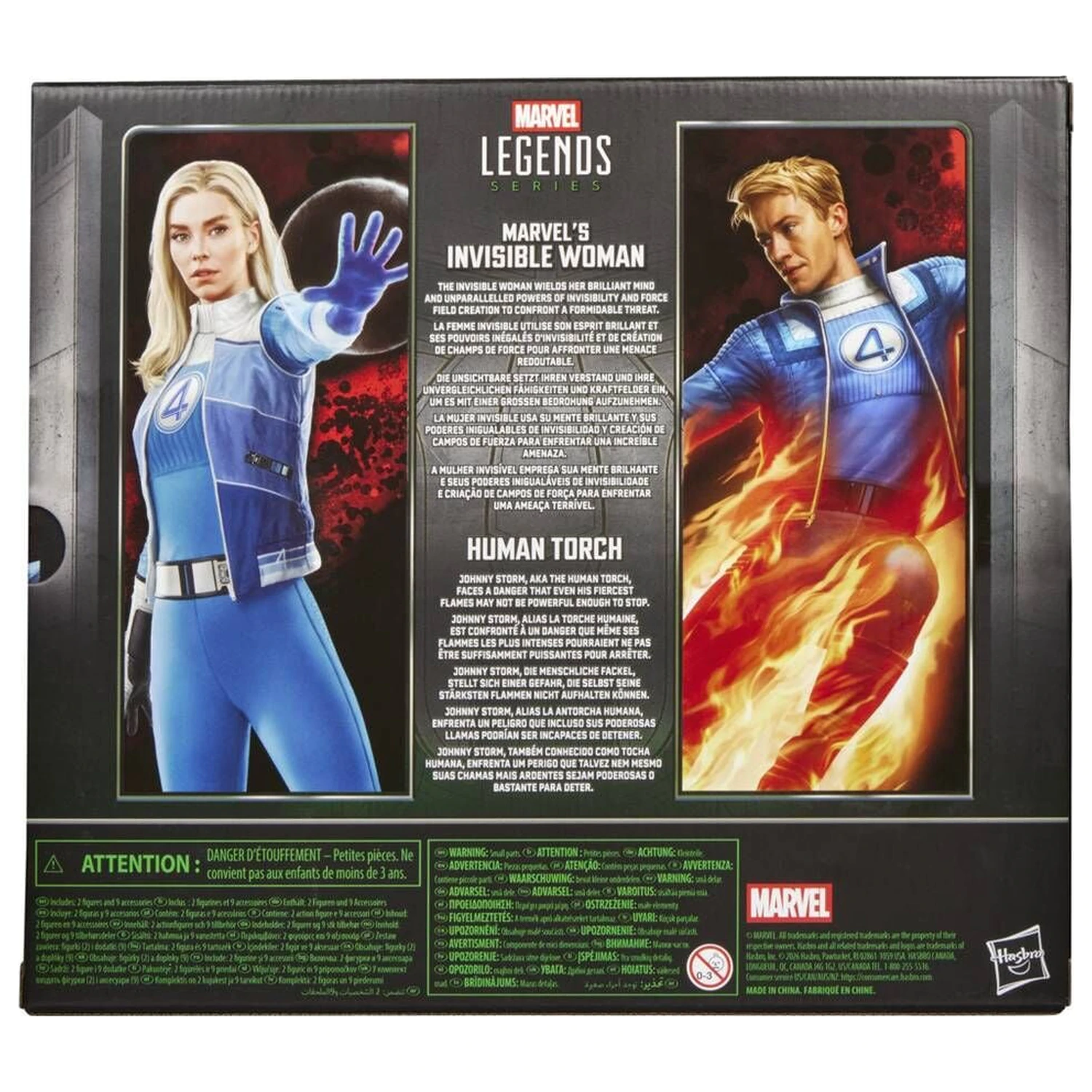 Marvel Legends Series Avengers Doomsday Invisible Woman & Human Torch paket 2 figuric 15 cm fotografija izdelka