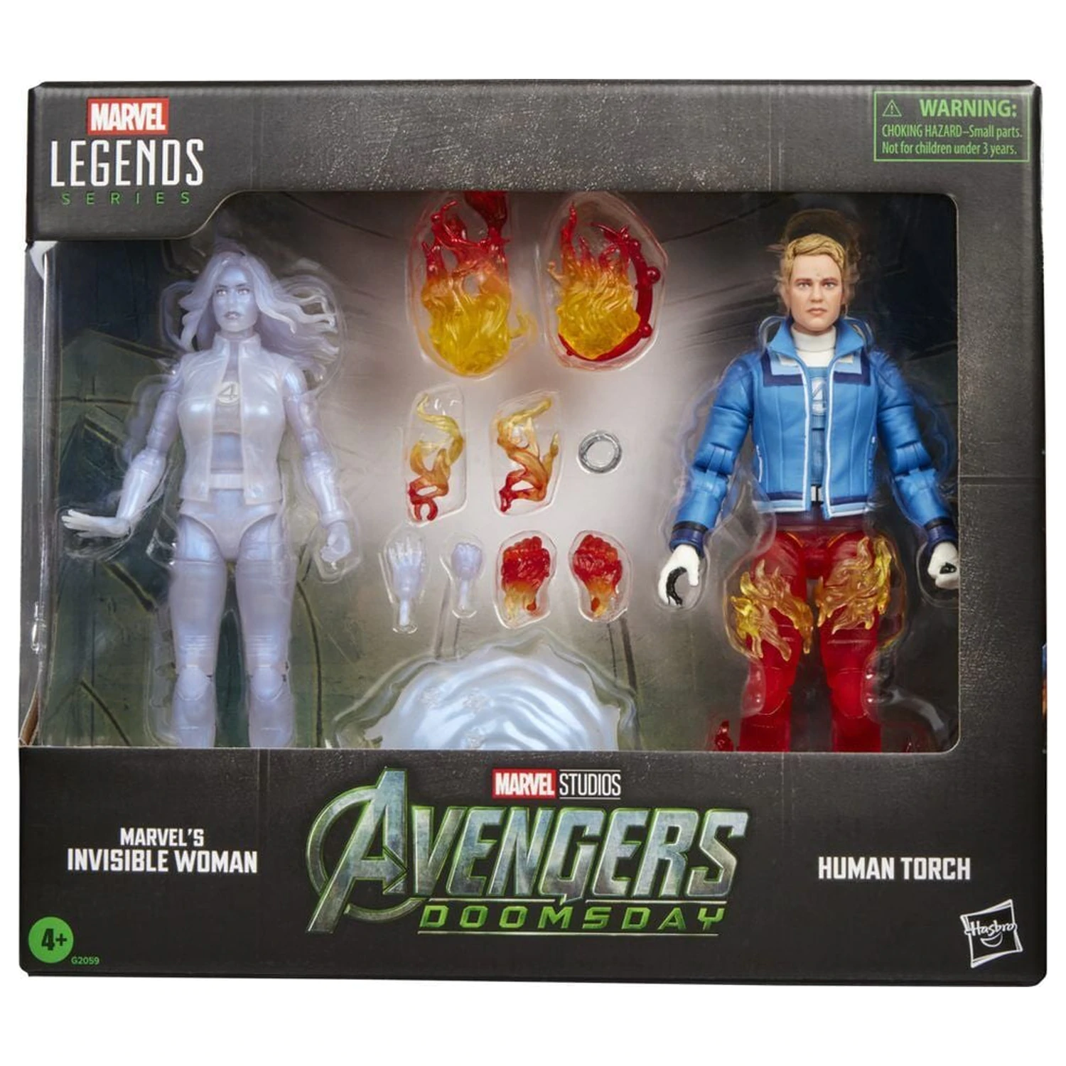 Marvel Legends Series Avengers Doomsday Invisible Woman & Human Torch paket 2 figuric 15 cm fotografija izdelka