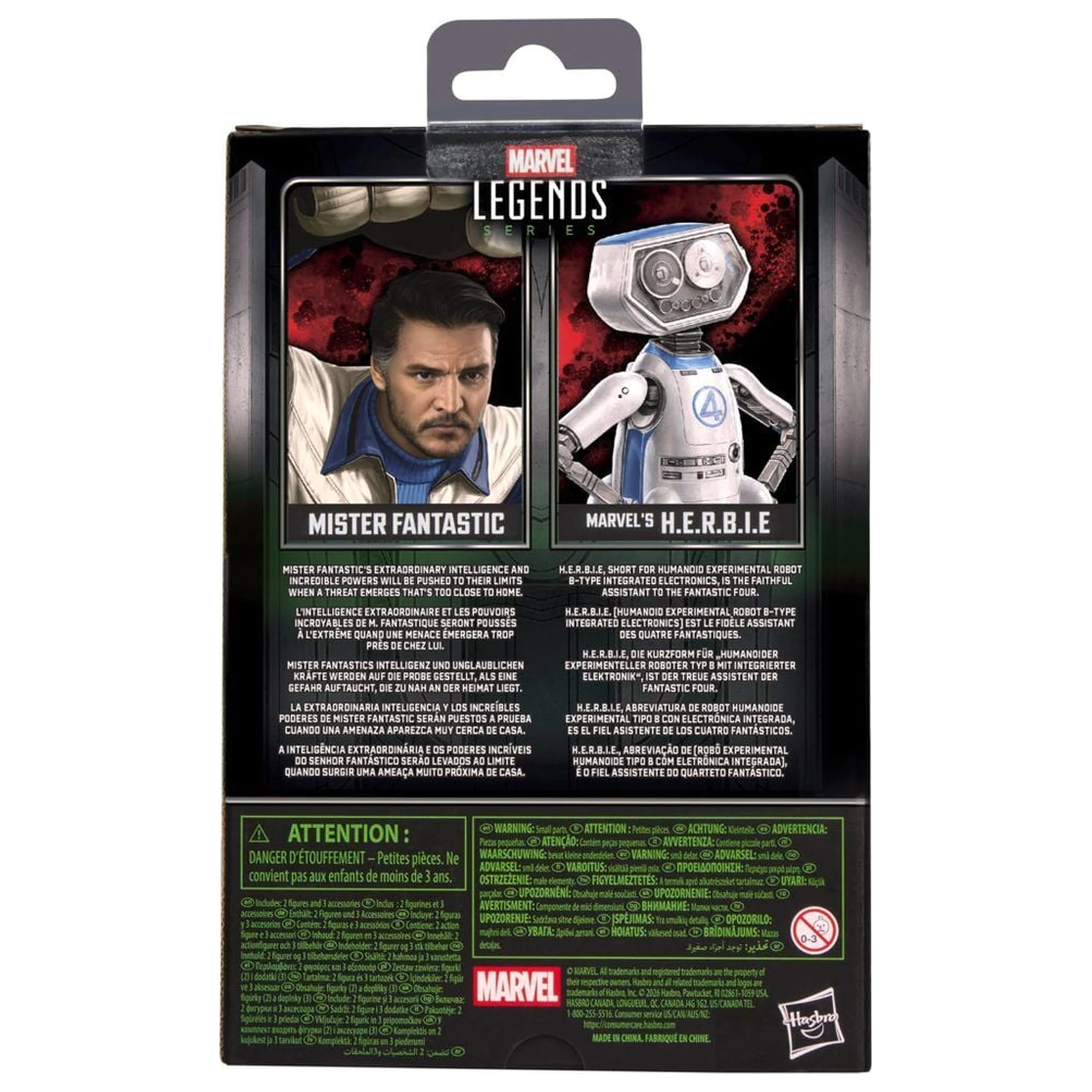 Marvel Legends Series Avengers Doomsday Mister Fantastic in Marvels H.E.R.B.I.E. figura 15 cm fotografija izdelka