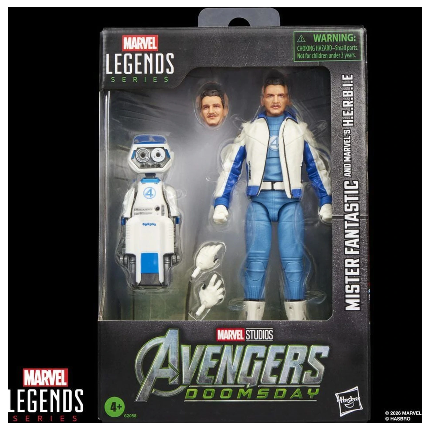 Marvel Legends Series Avengers Doomsday Mister Fantastic in Marvels H.E.R.B.I.E. figura 15 cm fotografija izdelka