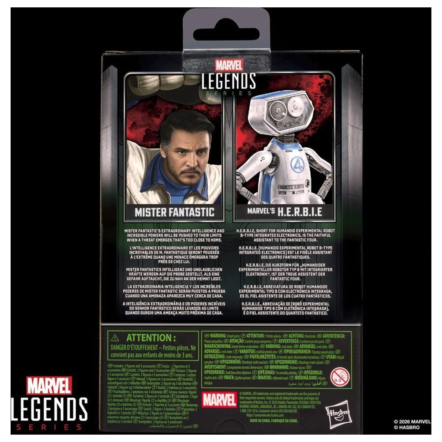 Marvel Legends Series Avengers Doomsday Mister Fantastic in Marvels H.E.R.B.I.E. figura 15 cm fotografija izdelka