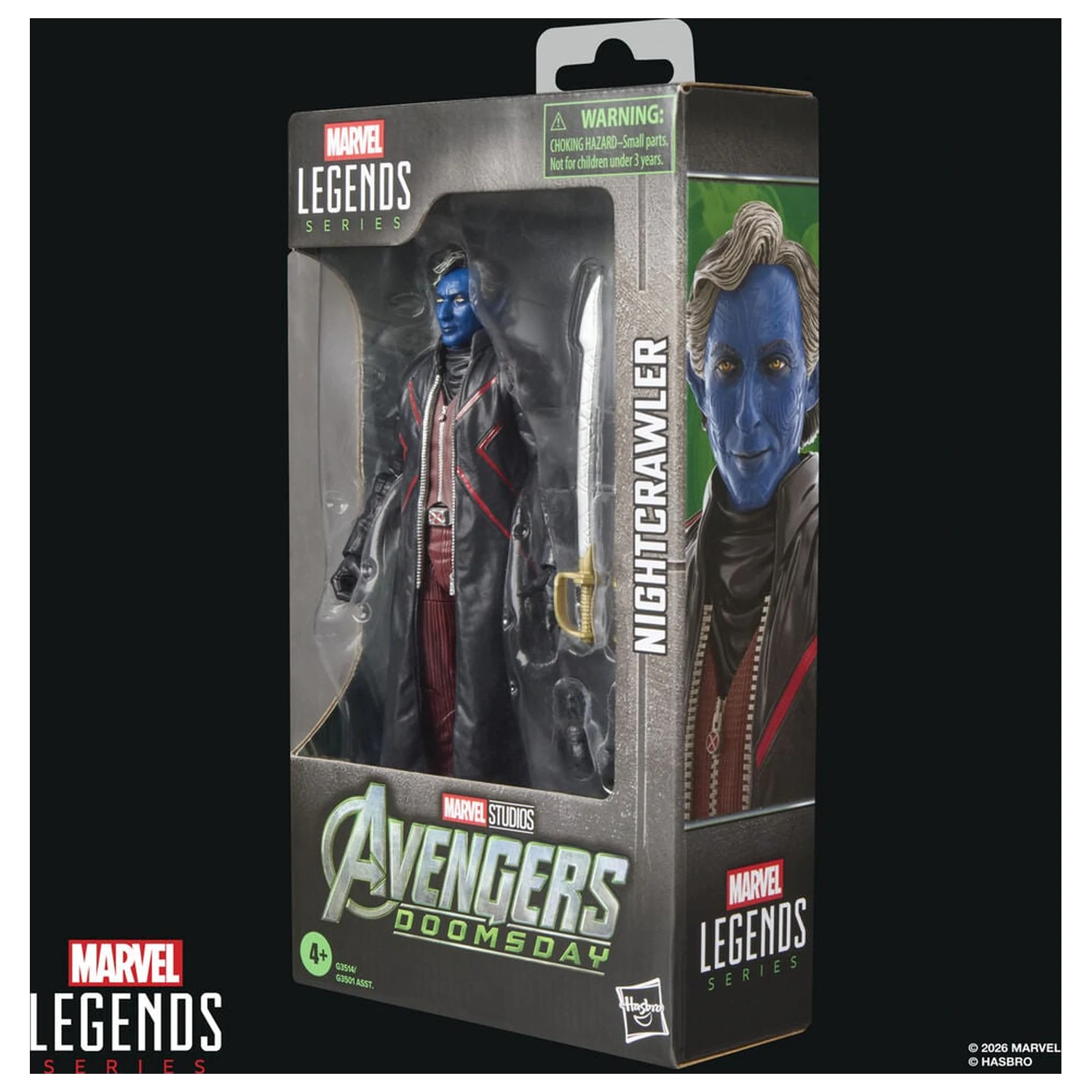 Marvel Legends Series Avengers Doomsday Nightcrawler figura 15 cm fotografija izdelka