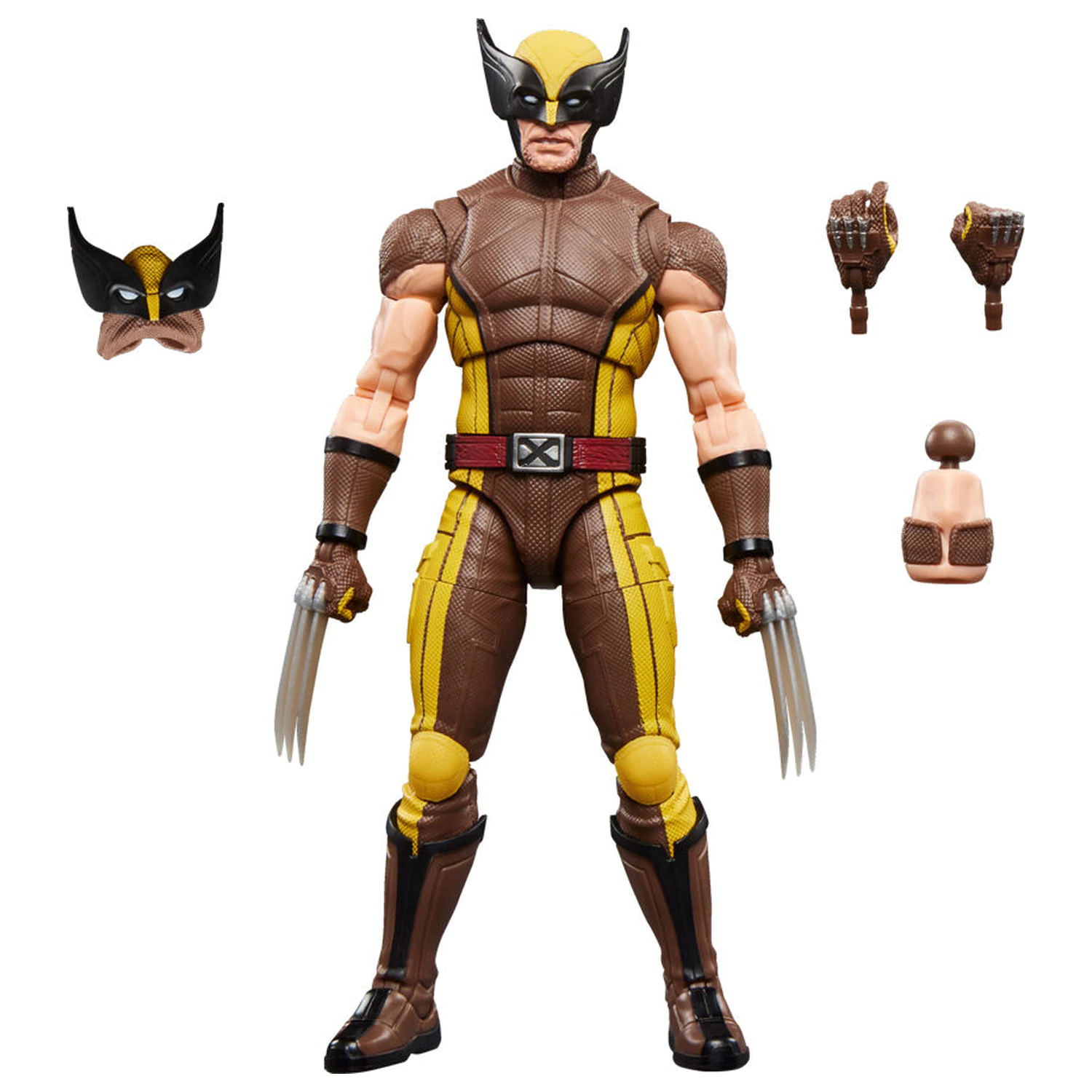 Marvel Legends Series Deadpool & Wolverine - akcijska figura Wolverine Brown Suit 15cm fotografija izdelka