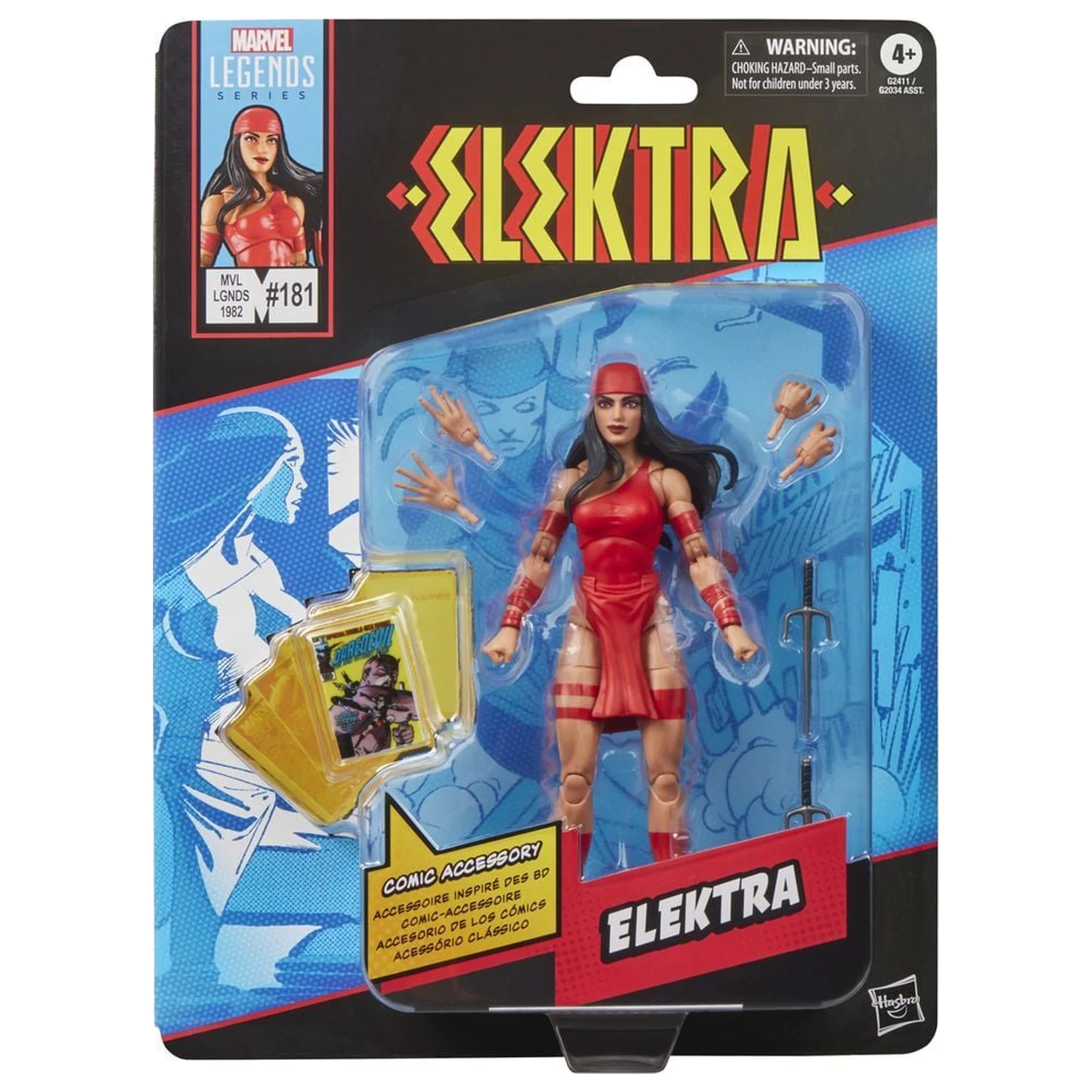 Marvel Legends Series Elektra figura 15cm fotografija izdelka