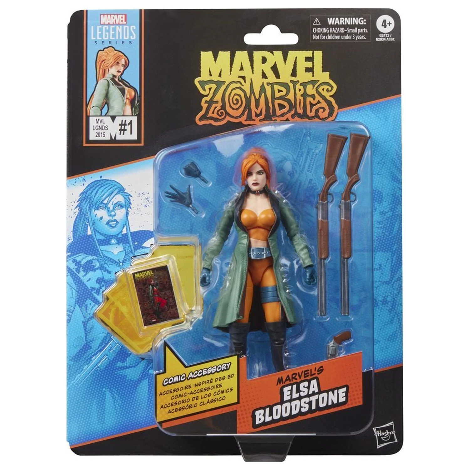 Marvel Legends Series Elsa Bloodstone Zombies figura 15cm fotografija izdelka