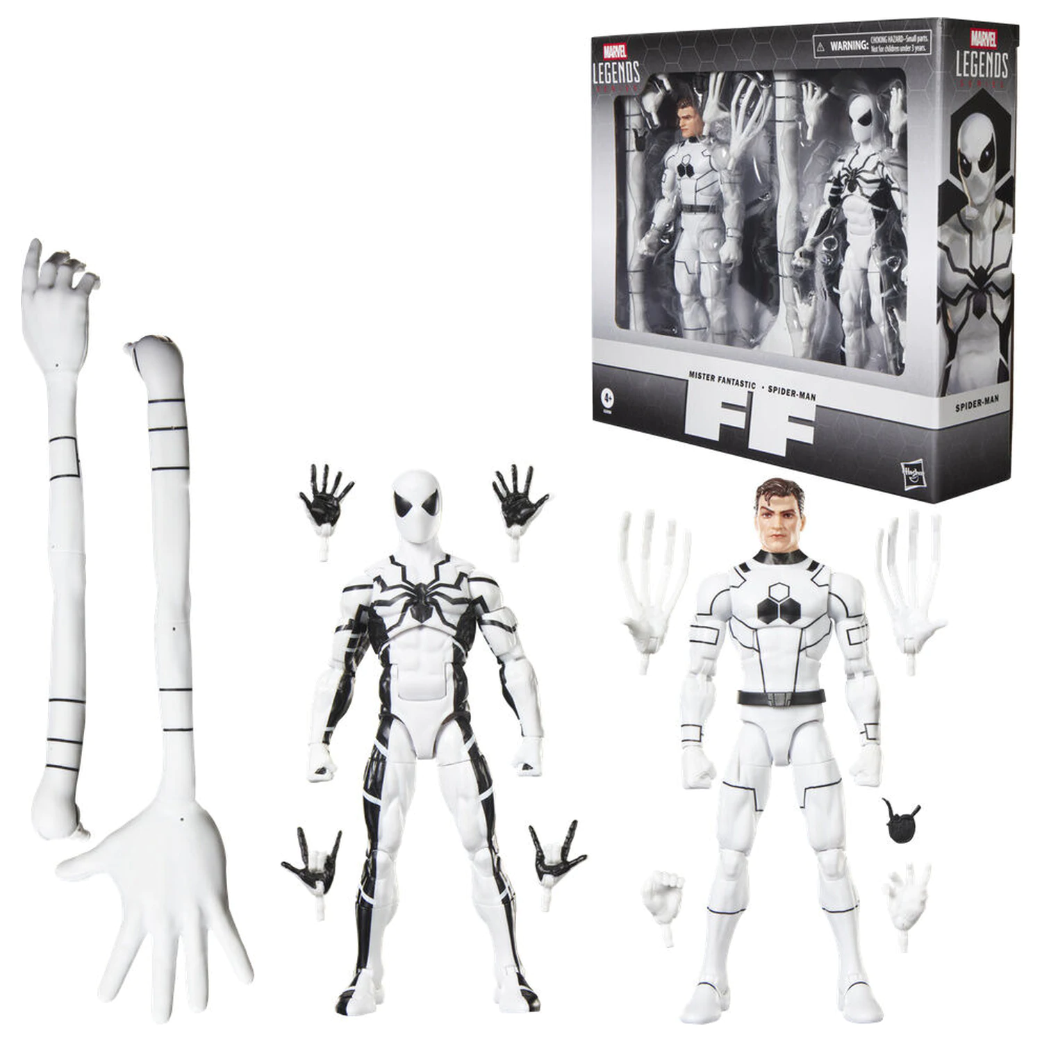 Marvel Legends Series Fantastic Four Mister Fantastic & Spiderman set 2 figur 15cm fotografija izdelka