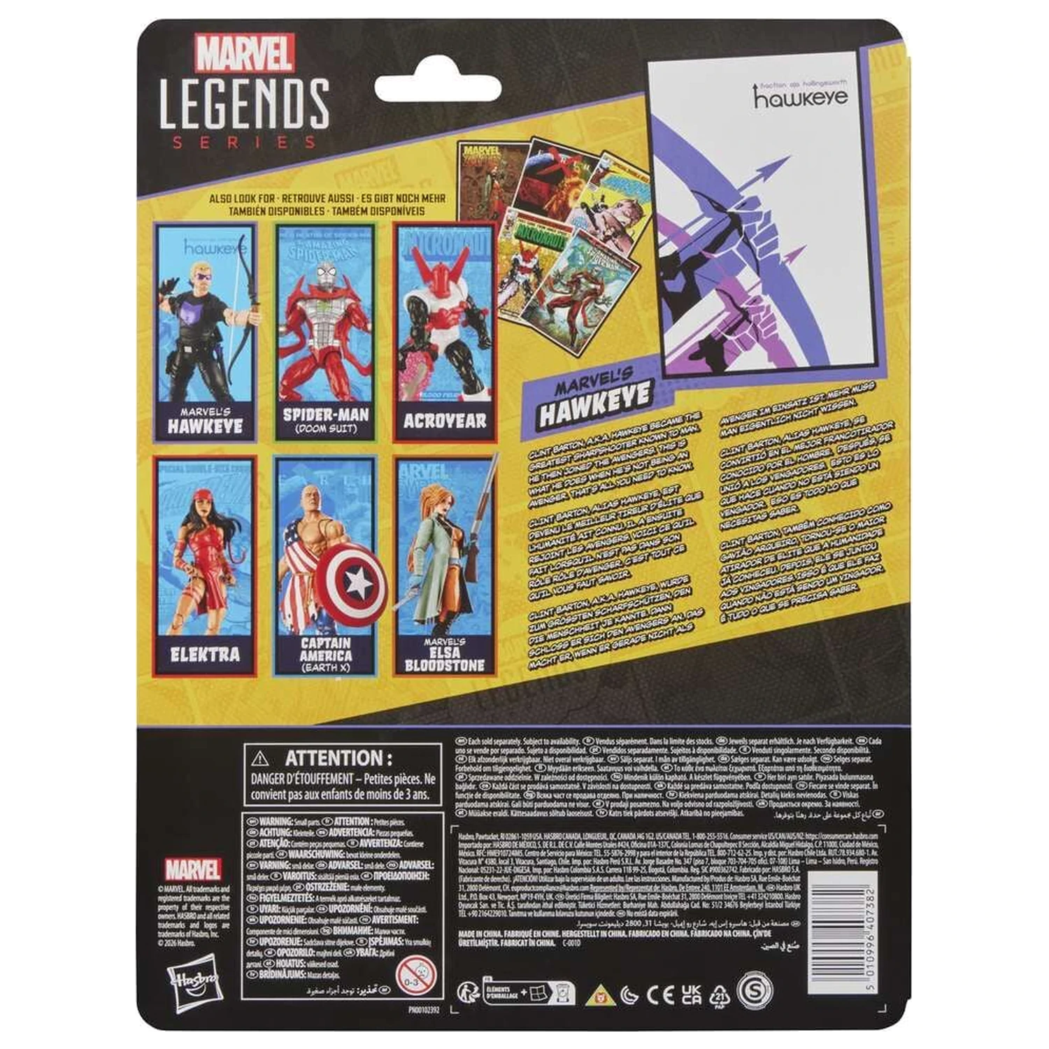 Marvel Legends Series figura Hawkeye 15cm fotografija izdelka