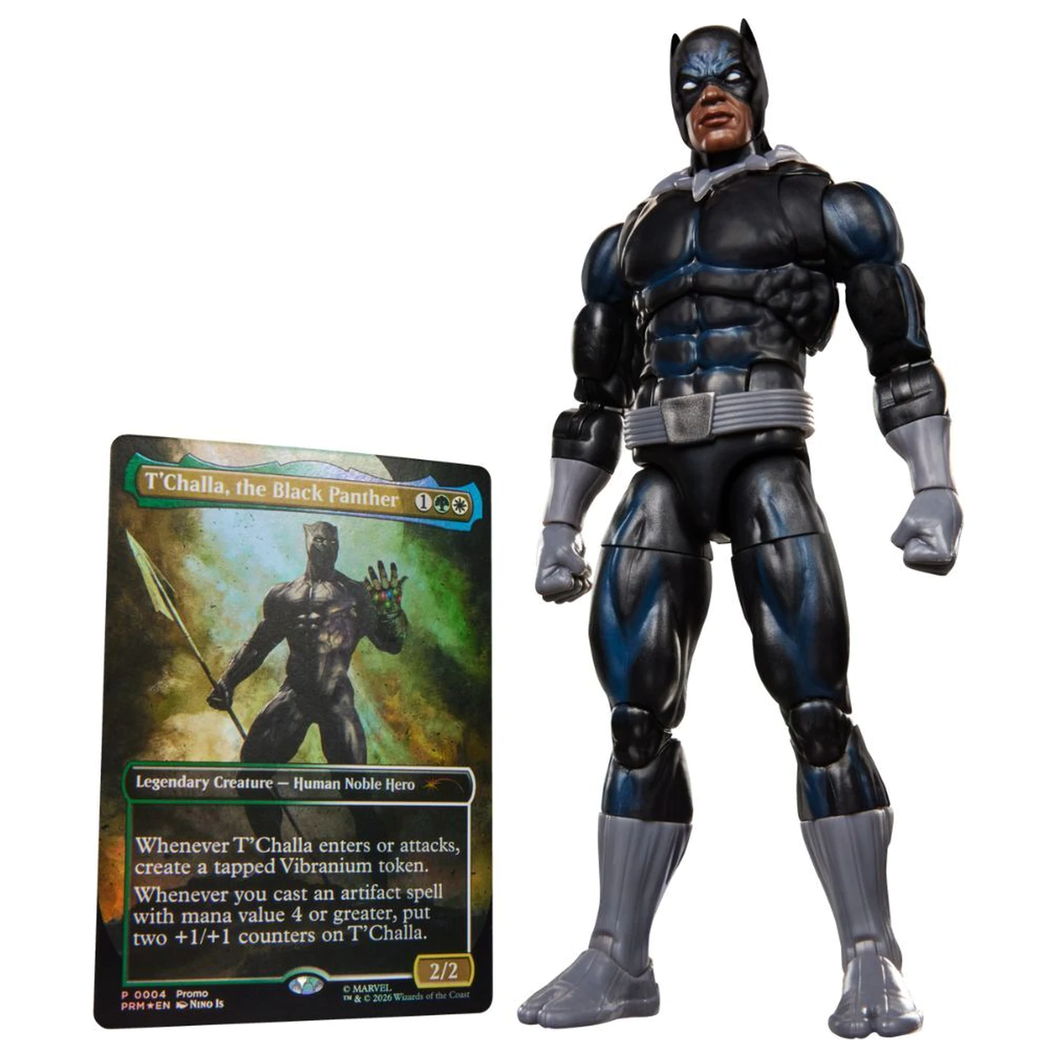 Marvel Legends Series Magic The Gathering Black Panther figura 15cm fotografija izdelka