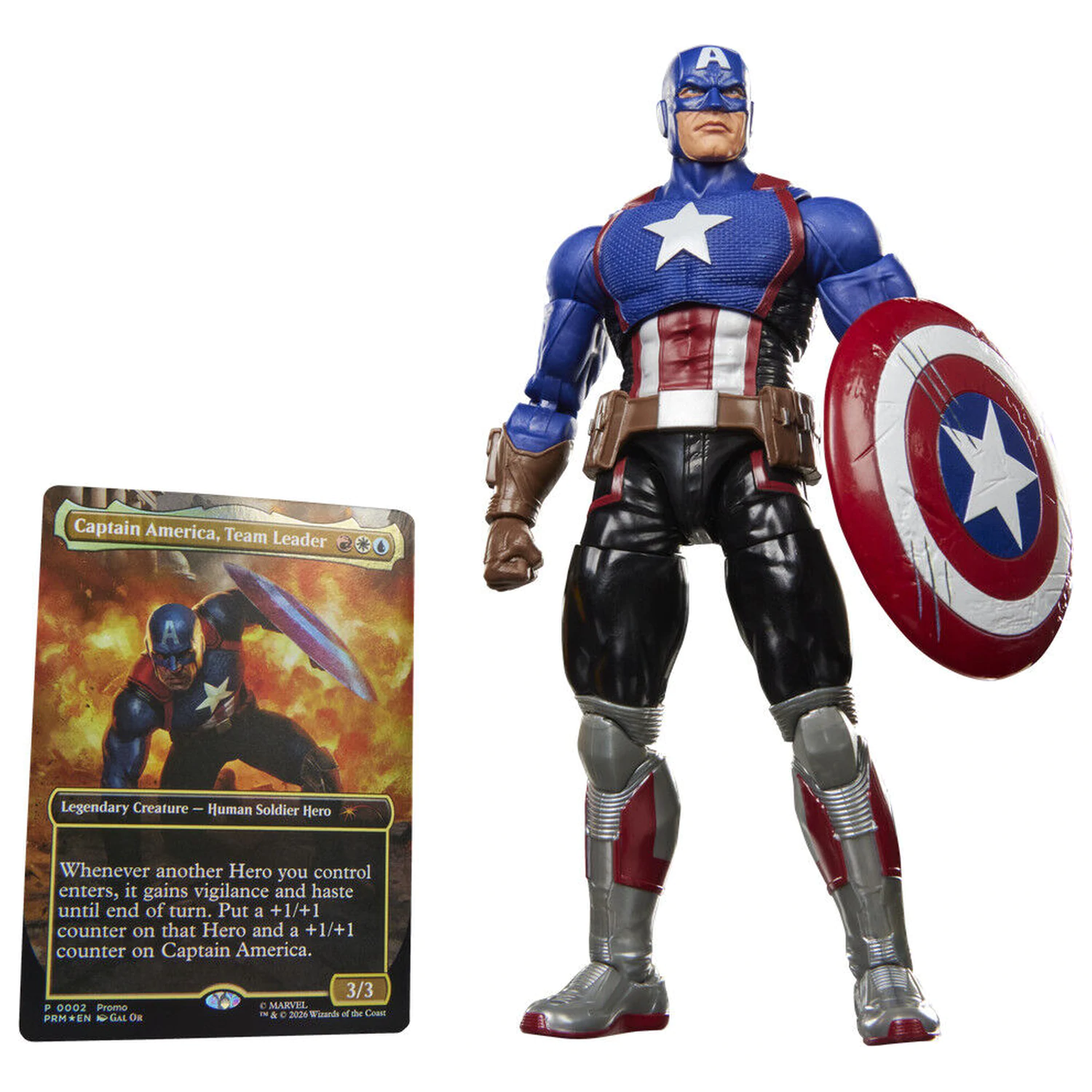 Marvel Legends Series Magic The Gathering Captain America Avengers Twilight figura 15cm fotografija izdelka