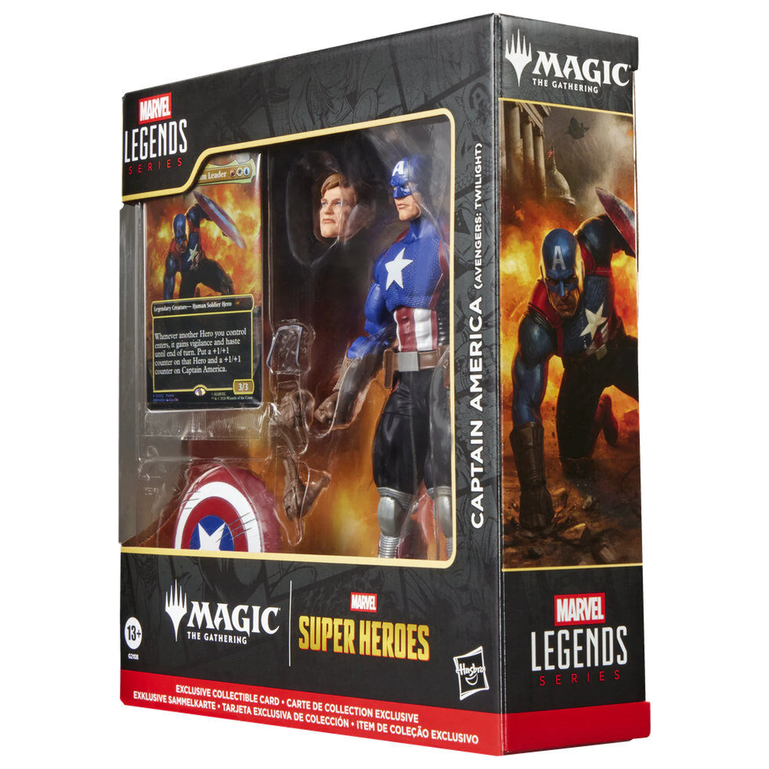 Marvel Legends Series Magic The Gathering Captain America Avengers Twilight figura 15cm fotografija izdelka