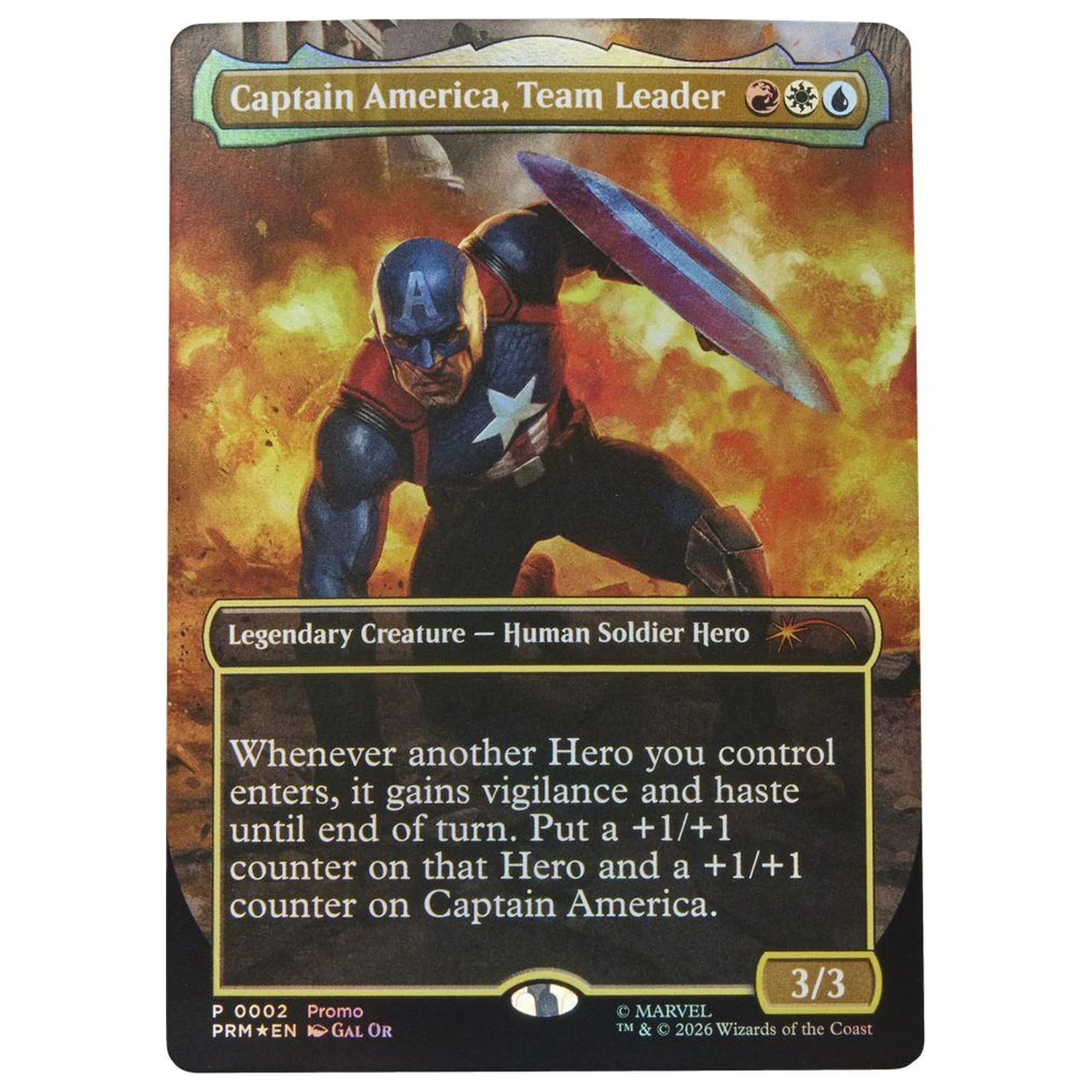 Marvel Legends Series Magic The Gathering Captain America Avengers Twilight figura 15cm fotografija izdelka
