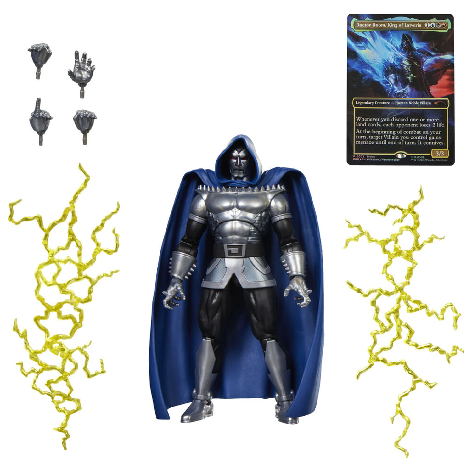 Marvel Legends Series Magic The Gathering Doctor Doom 2099 figura 15cm fotografija izdelka