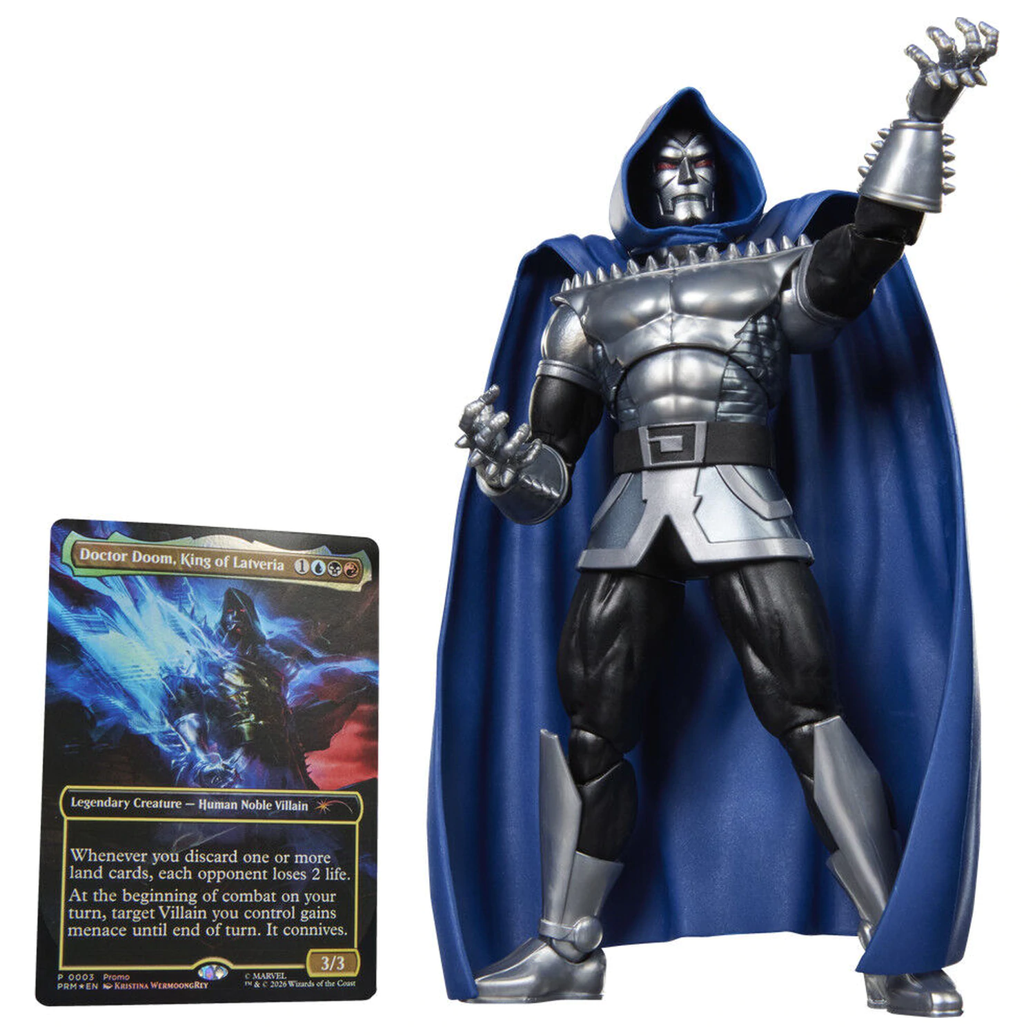 Marvel Legends Series Magic The Gathering Doctor Doom 2099 figura 15cm fotografija izdelka