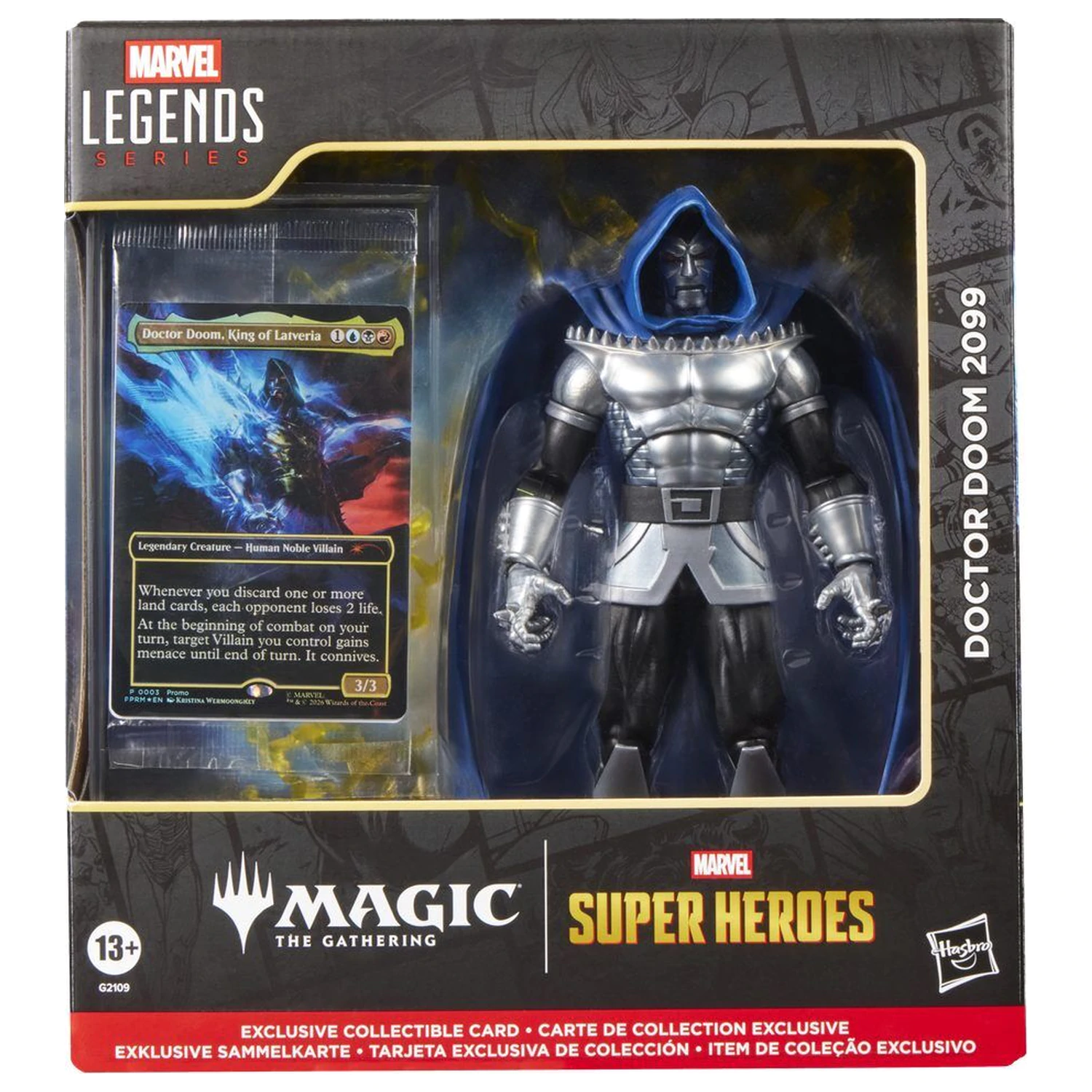 Marvel Legends Series Magic The Gathering Doctor Doom 2099 figura 15cm fotografija izdelka