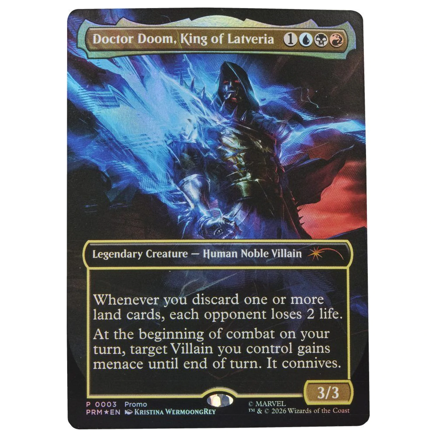 Marvel Legends Series Magic The Gathering Doctor Doom 2099 figura 15cm fotografija izdelka