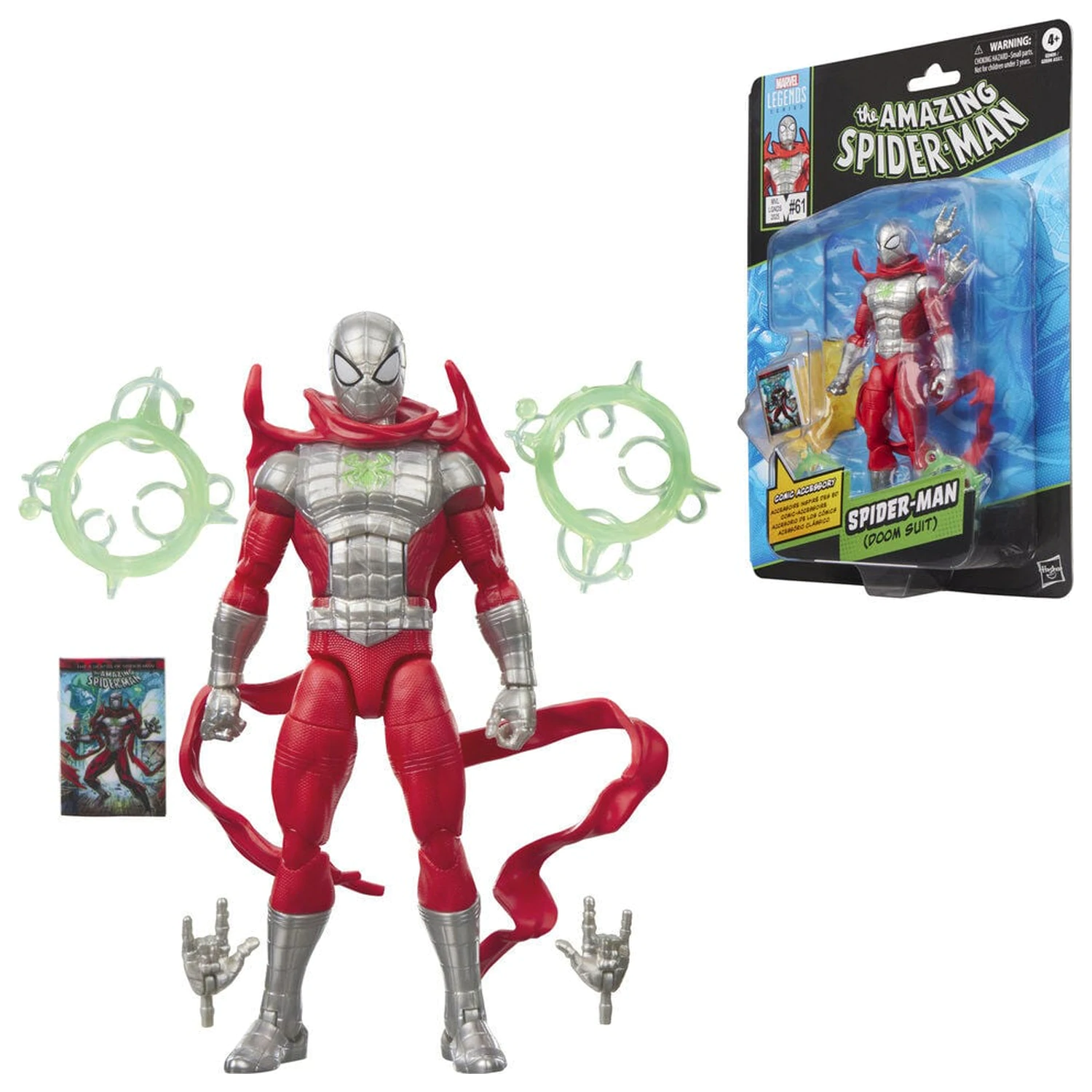 Marvel Legends Series Spiderman Doom Suit The Amazing Spider-Man figura 15cm fotografija izdelka