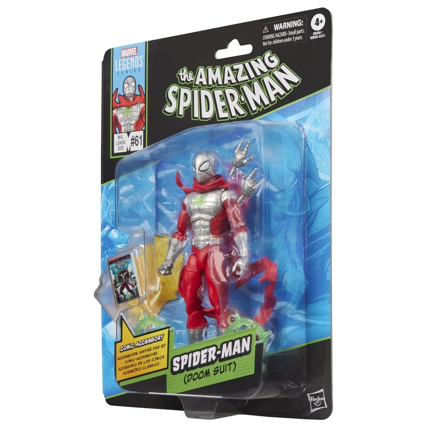 Marvel Legends Series Spiderman Doom Suit The Amazing Spider-Man figura 15cm fotografija izdelka