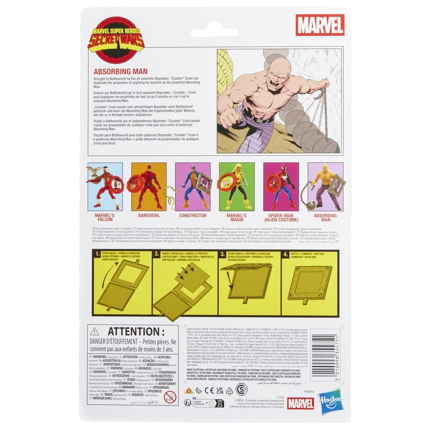 Marvel Legends Series Secret Wars figura Absorbing, 15 cm fotografija izdelka