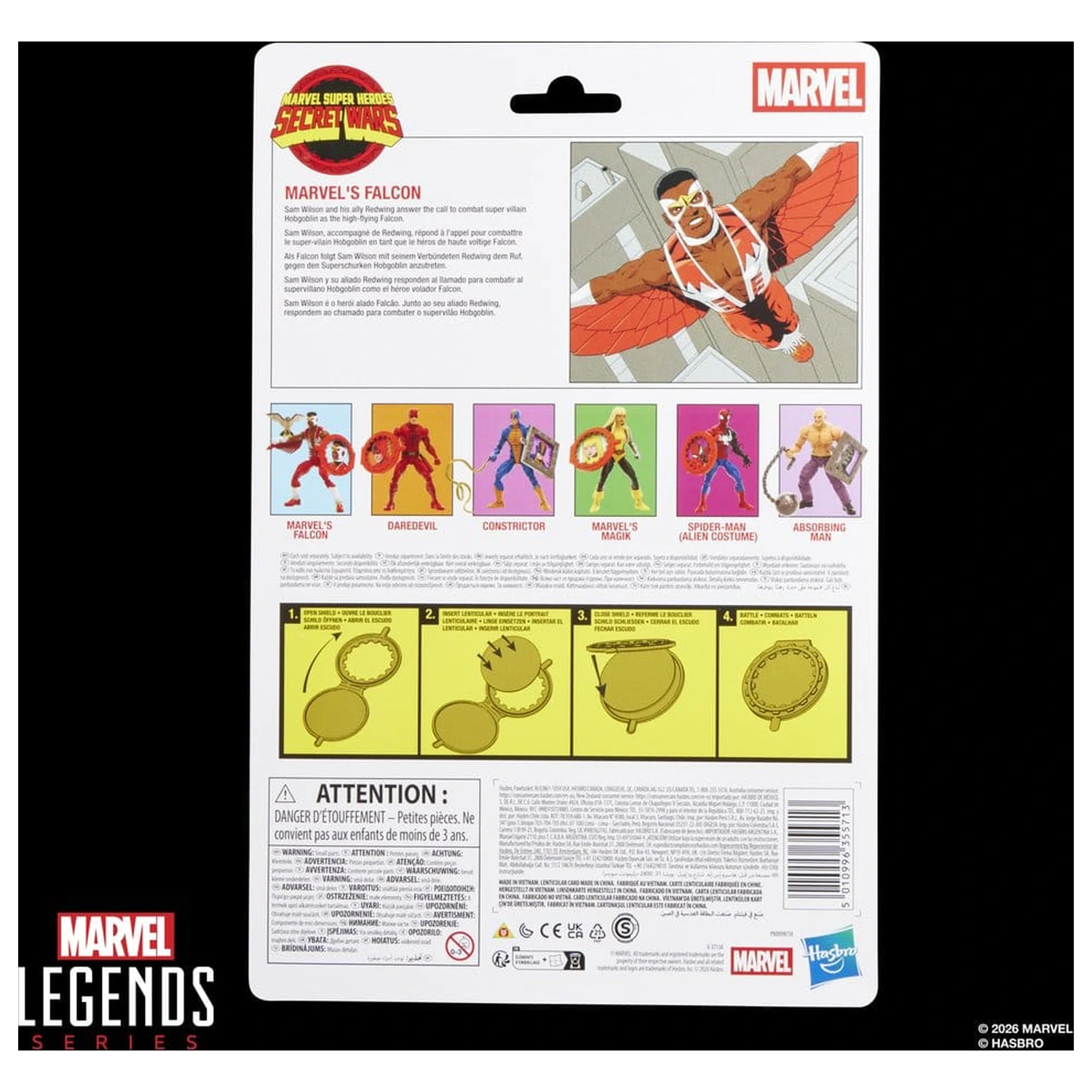 Marvel Legends Series Secret Wars Marvel's Falcon figura 15cm fotografija izdelka