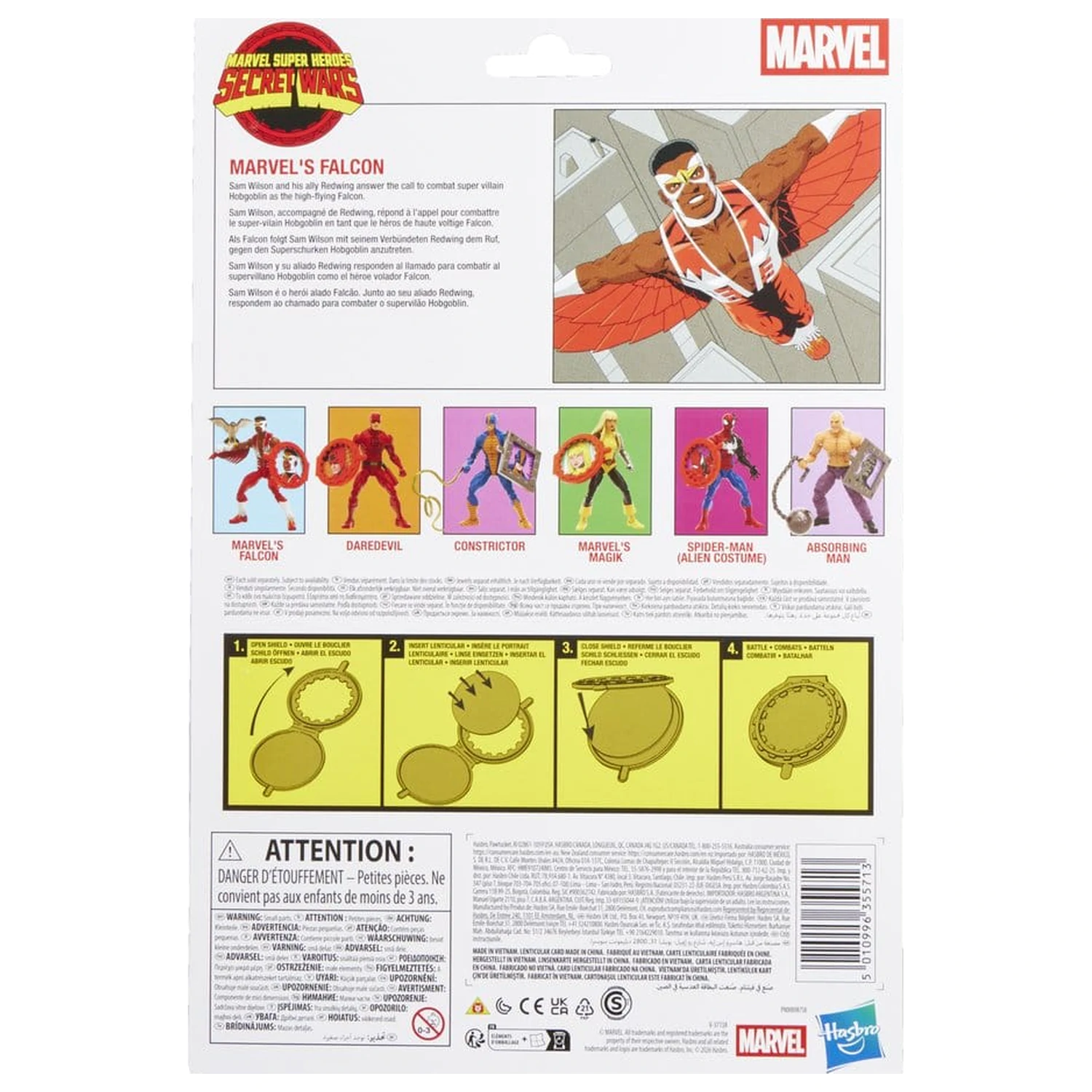 Marvel Legends Series Secret Wars Marvel's Falcon figura 15cm fotografija izdelka