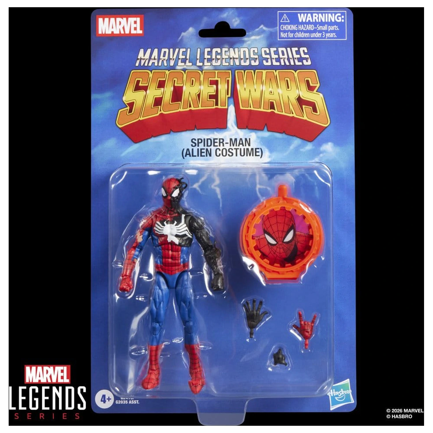 Marvel Legends Series Secret Wars Spiderman Alien Costume figura 15 cm fotografija izdelka