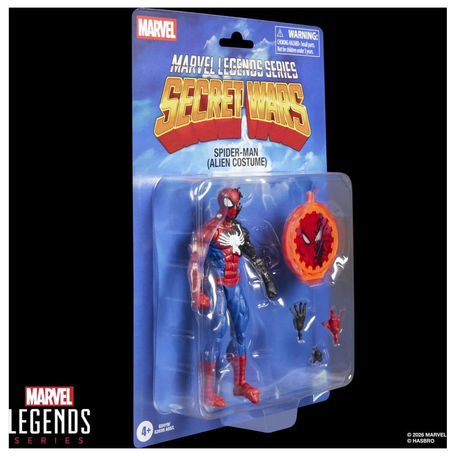 Marvel Legends Series Secret Wars Spiderman Alien Costume figura 15 cm fotografija izdelka