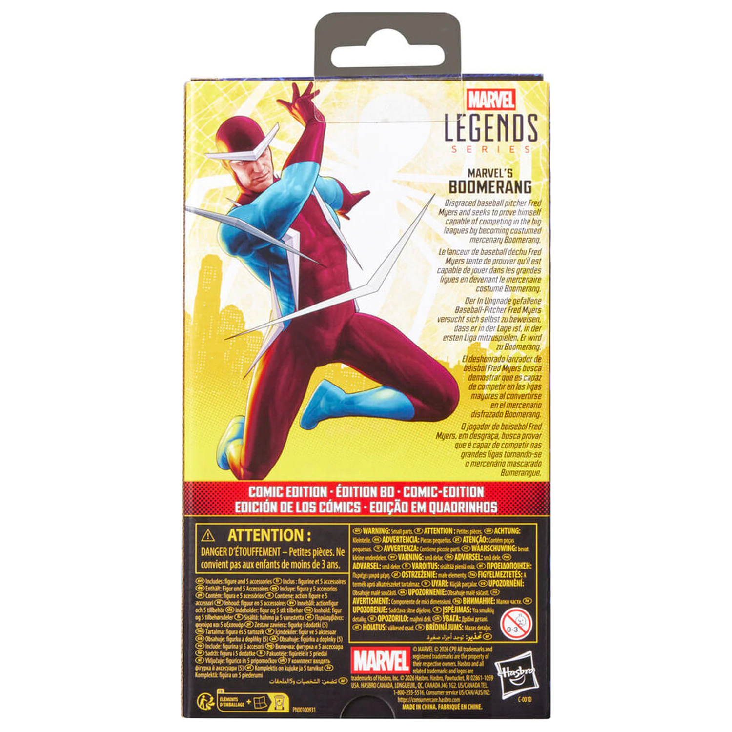 Marvel Legends Series Spider-Man Brand New Day Marvel's Boomerang figura 15cm fotografija izdelka