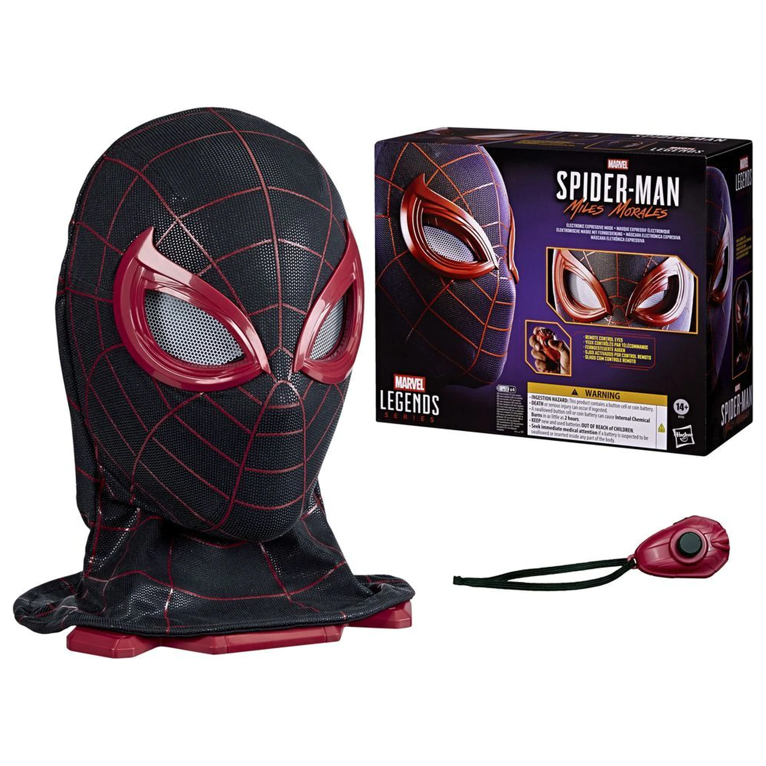 Marvel Legends Series Spider-Man Miles Morales elektronska maska fotografija izdelka