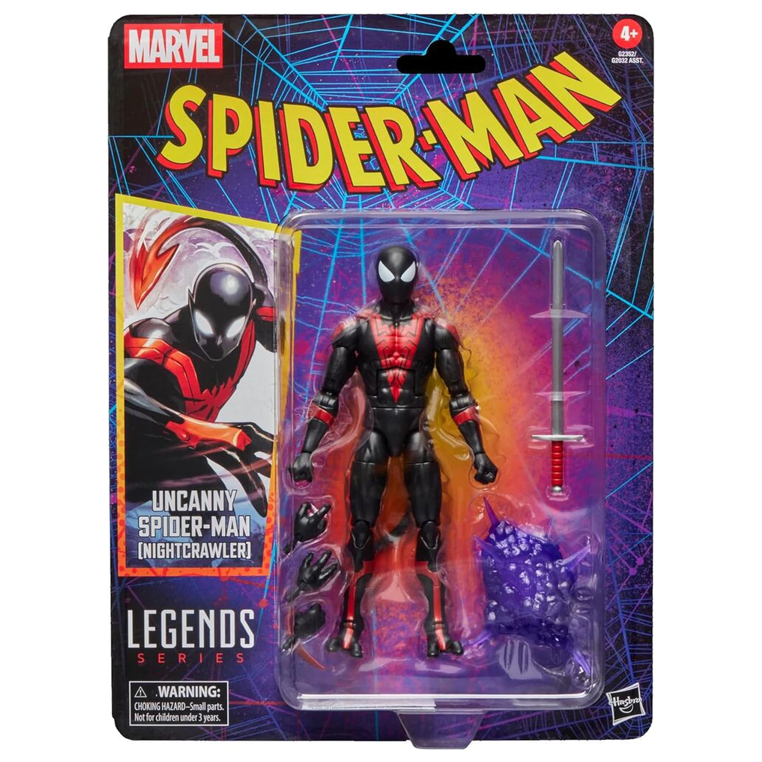 Marvel Legends Series Spider-Man Uncanny Spider-Man Nightcrawler figura 15cm fotografija izdelka