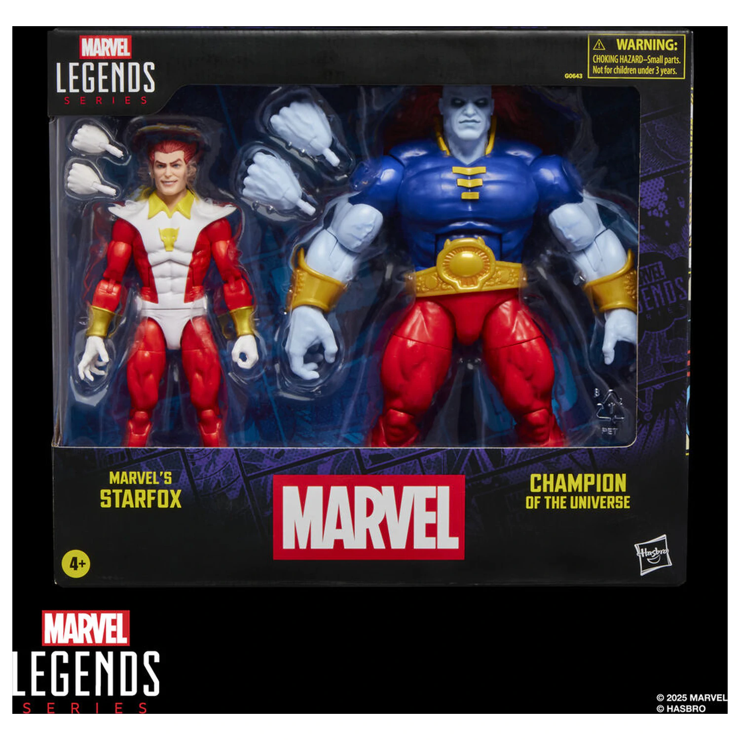 Marvel Legends Series Starfox & Champion of the Universe paket 2 figur 15 cm fotografija izdelka