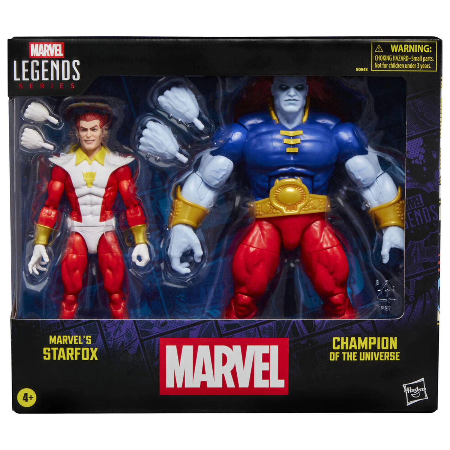 Marvel Legends Series Starfox & Champion of the Universe paket 2 figur 15 cm fotografija izdelka