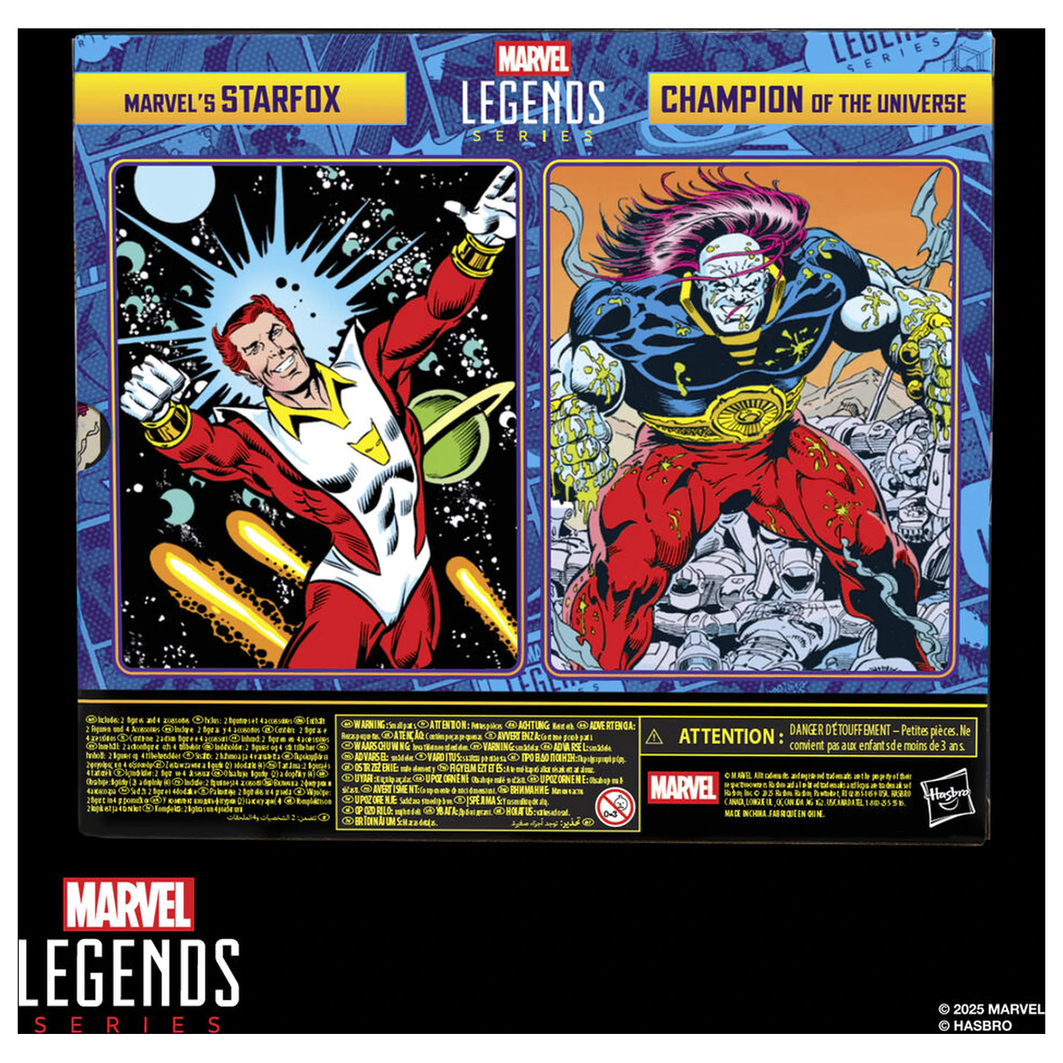 Marvel Legends Series Starfox & Champion of the Universe paket 2 figur 15 cm fotografija izdelka