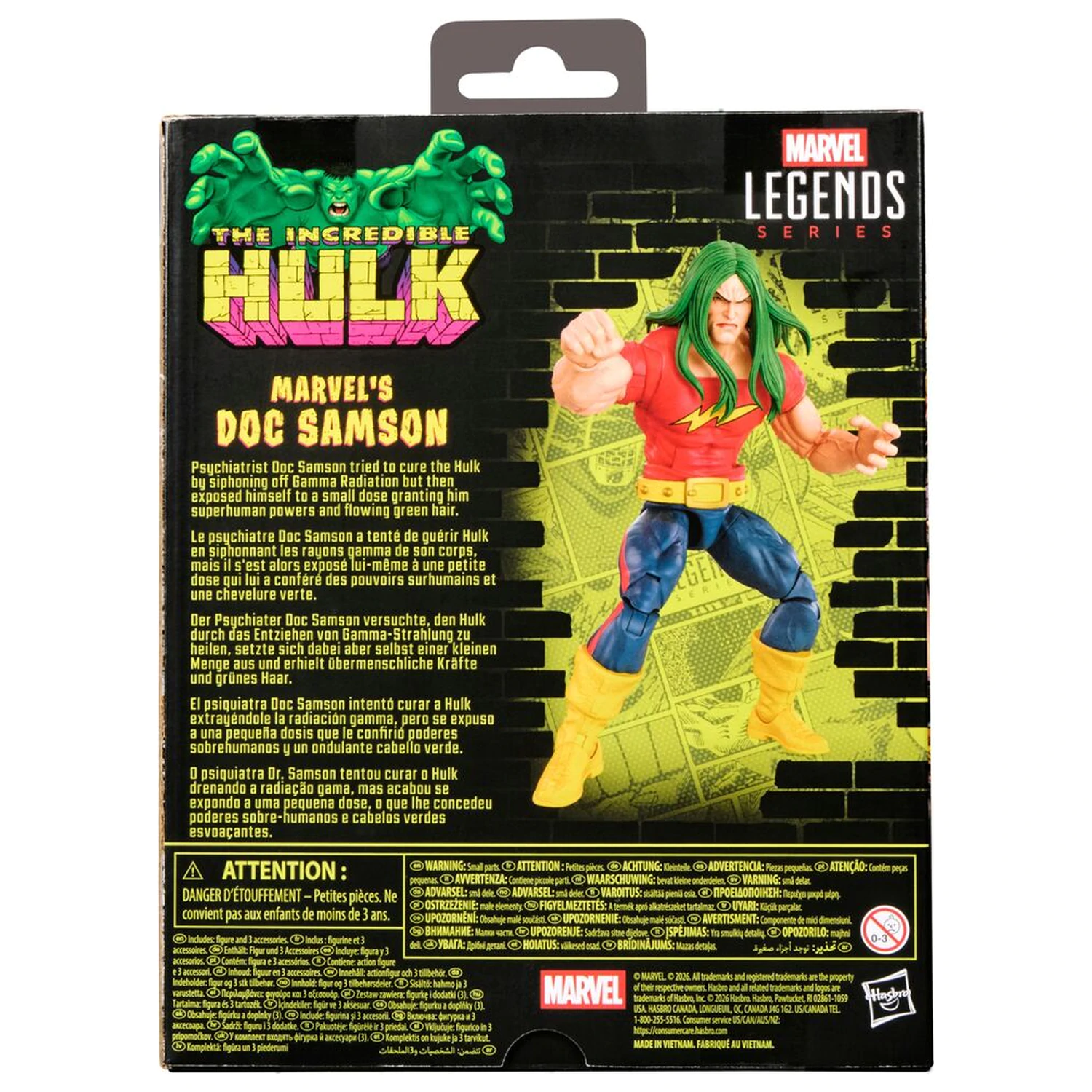 Marvel Legends Series The Incredible Hulk Marvels DOC Samson figura 15cm fotografija izdelka