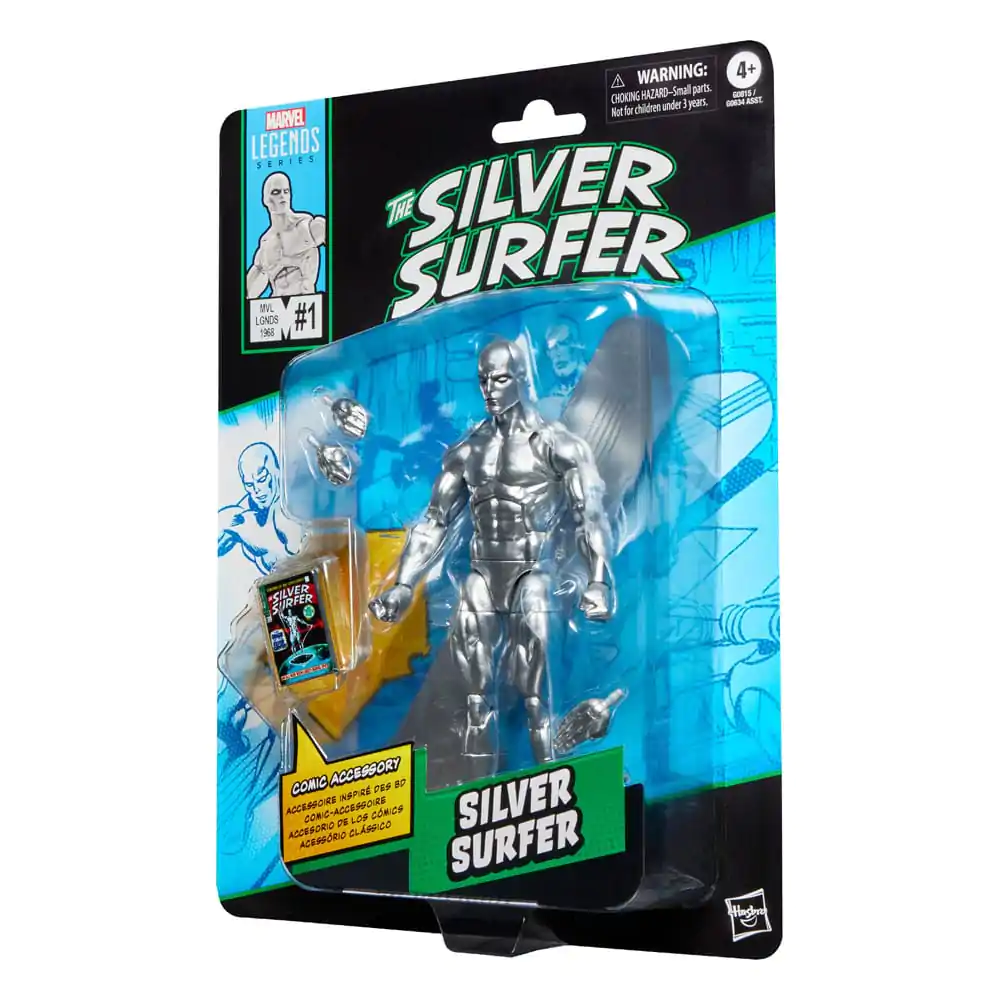 Marvel Legends Series The Silver Surfer - figura Silver Surfer 15cm fotografija izdelka