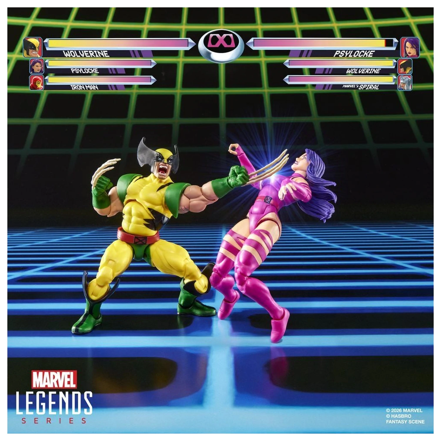 Marvel Legends Series Wolverine Vs Psylocke pakiranje 2 figur 15cm fotografija izdelka